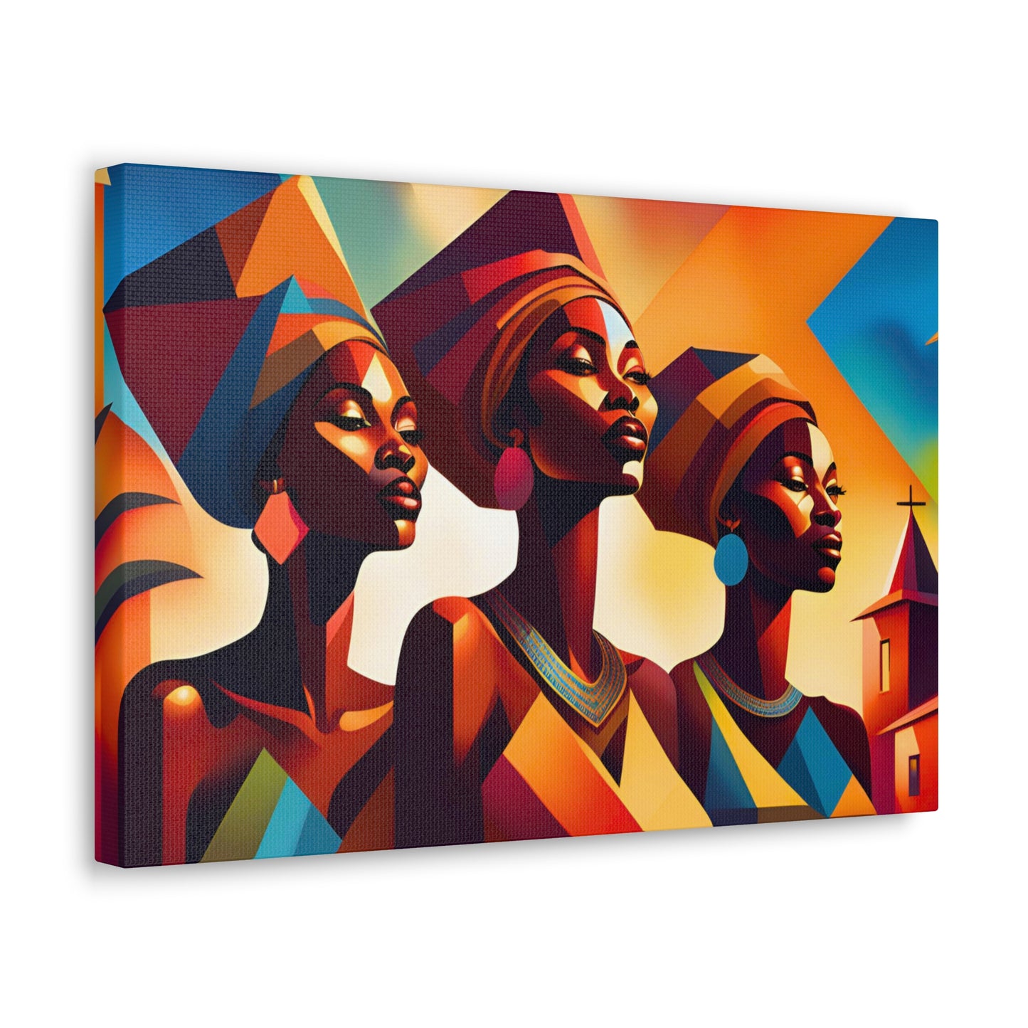 African Beauty Canvas Art, Wall Decor, African Culture Art