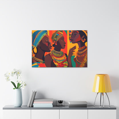 African Culture Canvas Art, Wall Decor, African Art