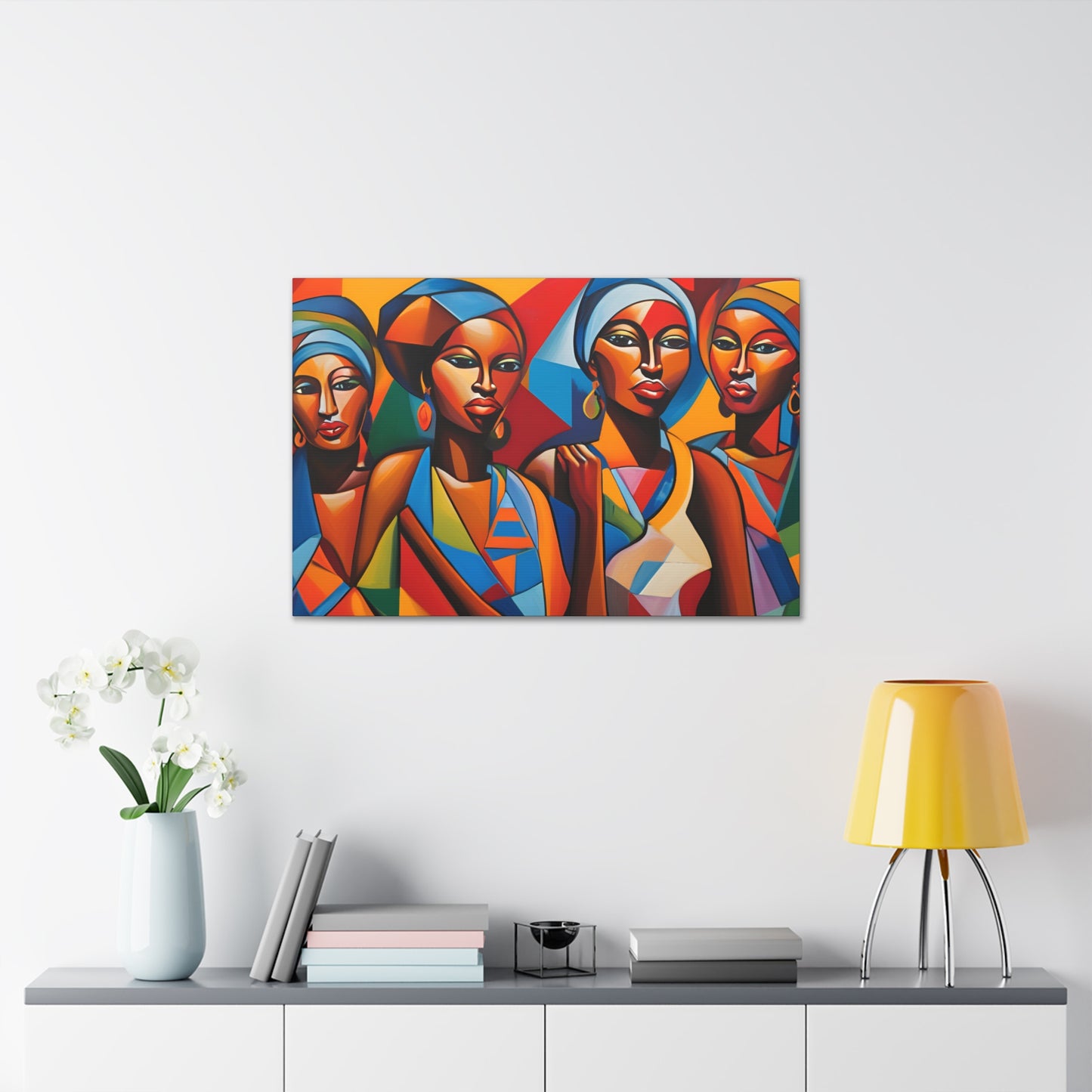 African Culture Canvas Art, Gallery Wraps, Wall Decor, African Art Print, Home Decor