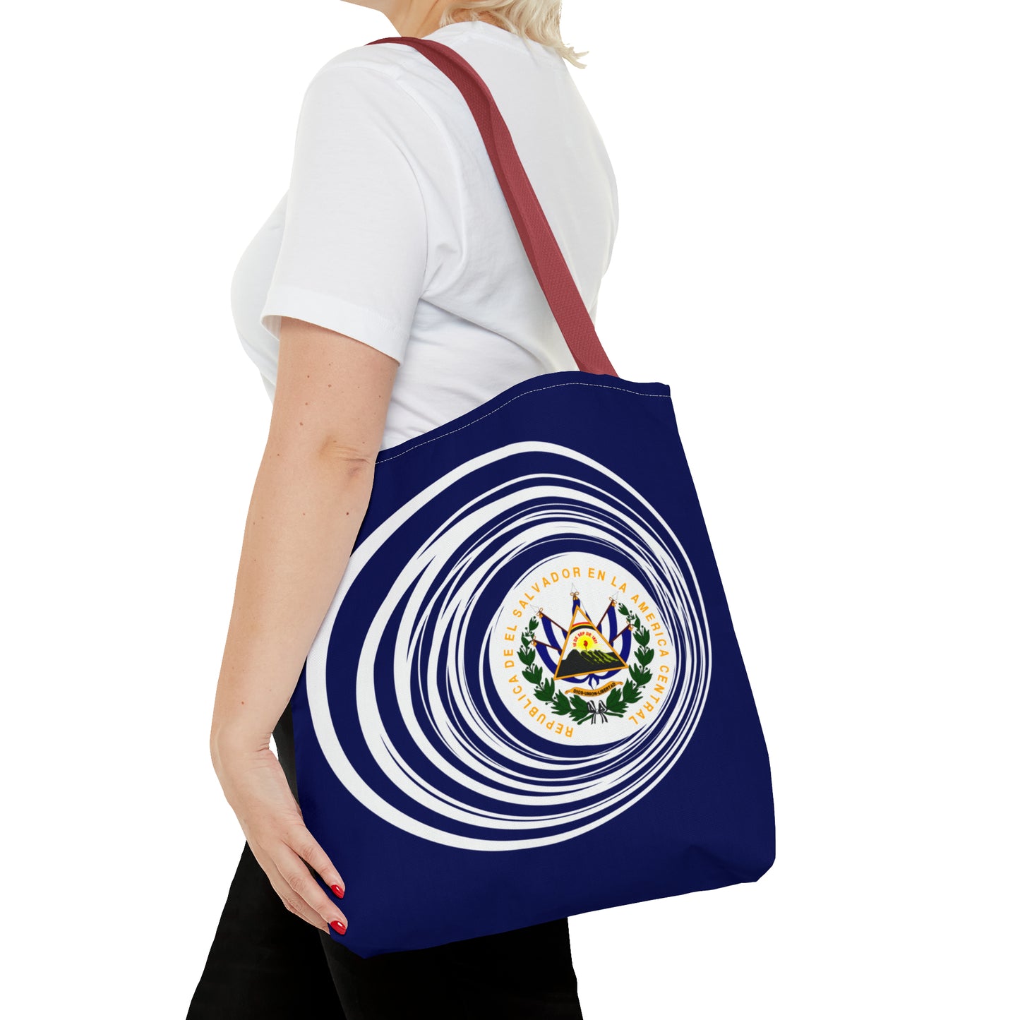 Escudo de El Salvador Tote Bag | High Quality Polyester | Gift for Any Occasion. - NY GIftcraft