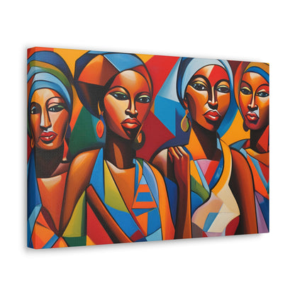 African Culture Canvas Art, Gallery Wraps, Wall Decor, African Art Print, Home Decor