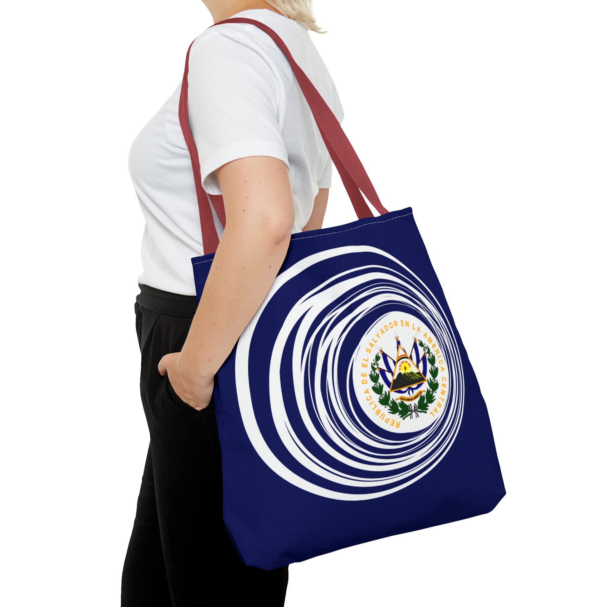 Escudo de El Salvador Tote Bag | High Quality Polyester | Gift for Any Occasion. - NY GIftcraft