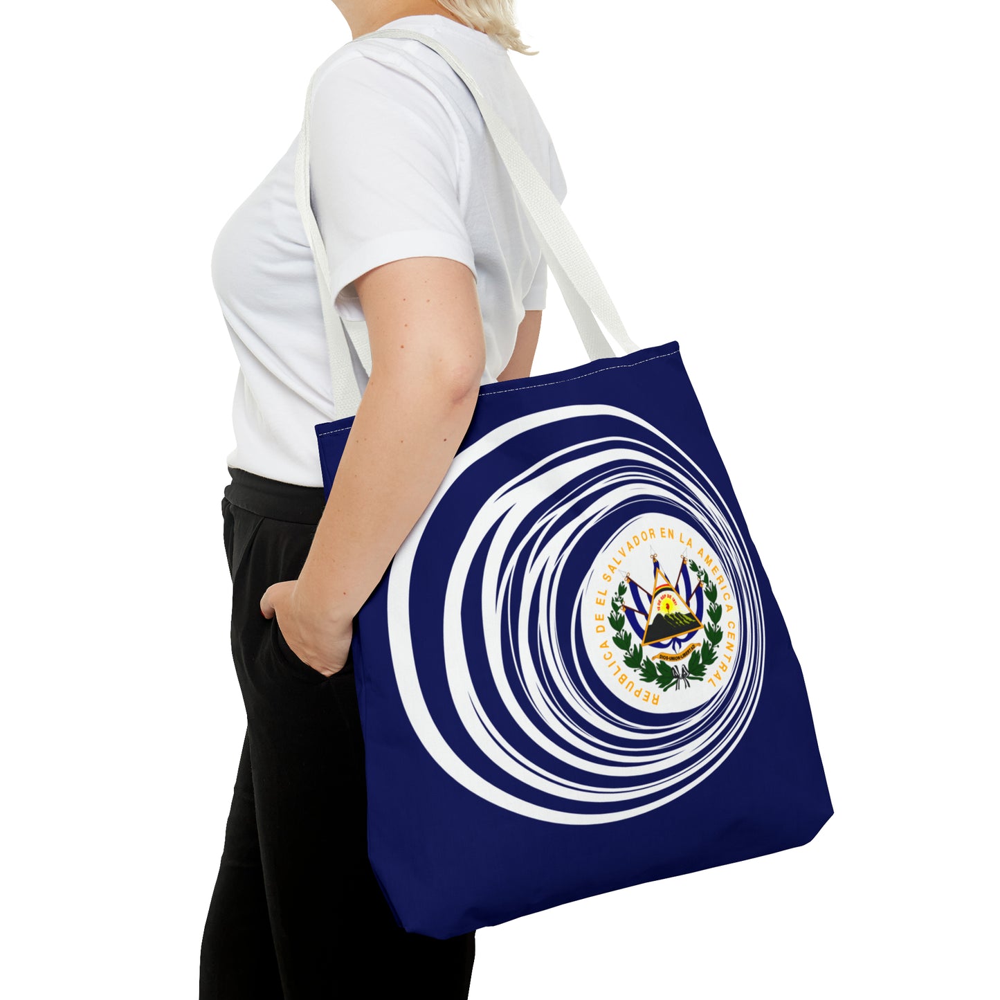 Escudo de El Salvador Tote Bag | High Quality Polyester | Gift for Any Occasion. - NY GIftcraft