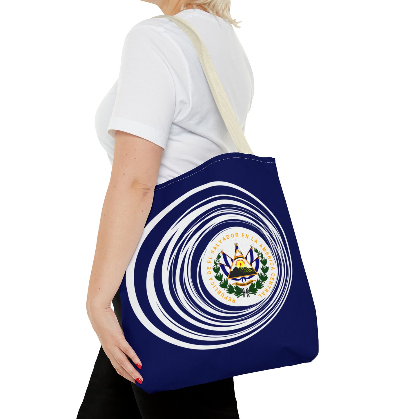 Escudo de El Salvador Tote Bag | High Quality Polyester | Gift for Any Occasion. - NY GIftcraft