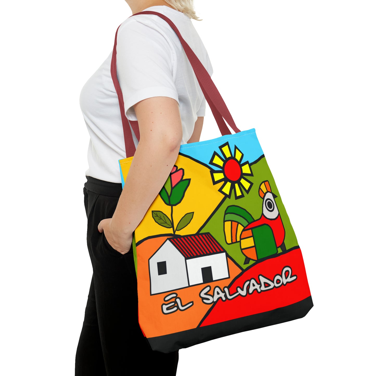 Amanecer El Salvador Tote Bag | El Salvador | Perfect gift for any ocation | high - quality polyester - NY GIftcraft