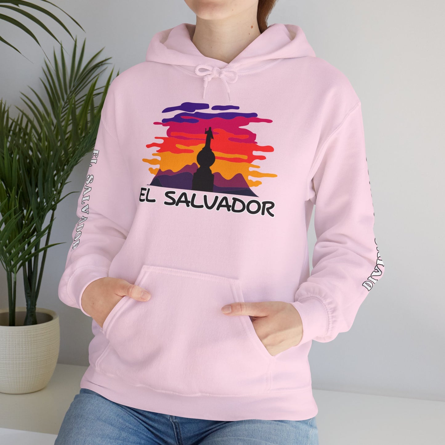 El Salvador Divino Salvador del Mundo Heavy Blend Hoodie