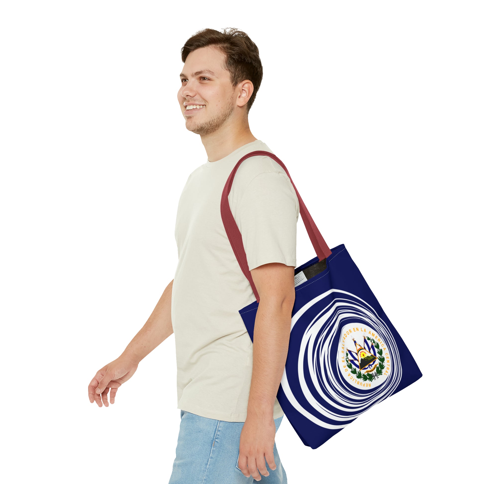 Escudo de El Salvador Tote Bag | High Quality Polyester | Gift for Any Occasion. - NY GIftcraft