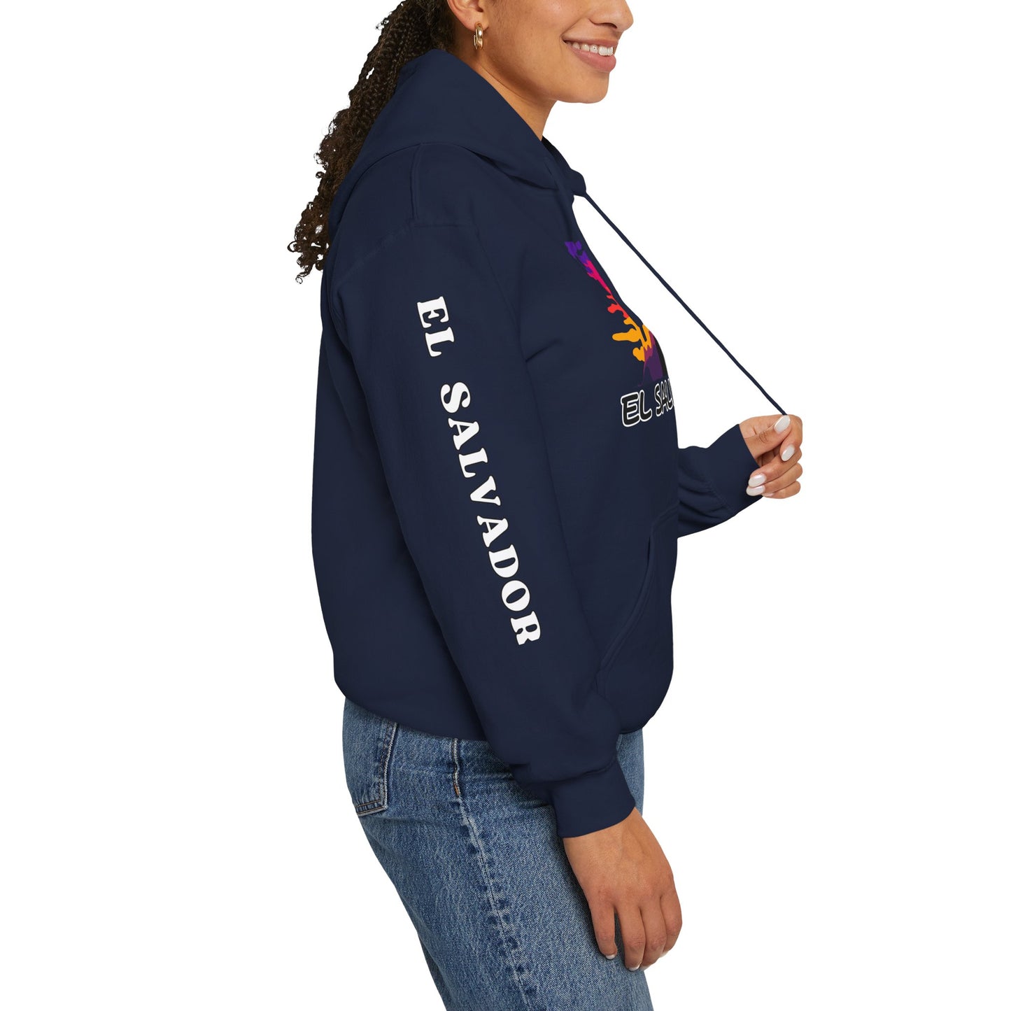 El Salvador Divino Salvador del Mundo Heavy Blend Hoodie