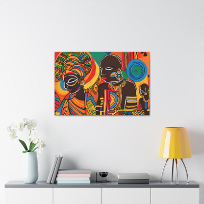 Inspiration African Culture Canvas Art, Wall Decor, African Art Print, Home Decor