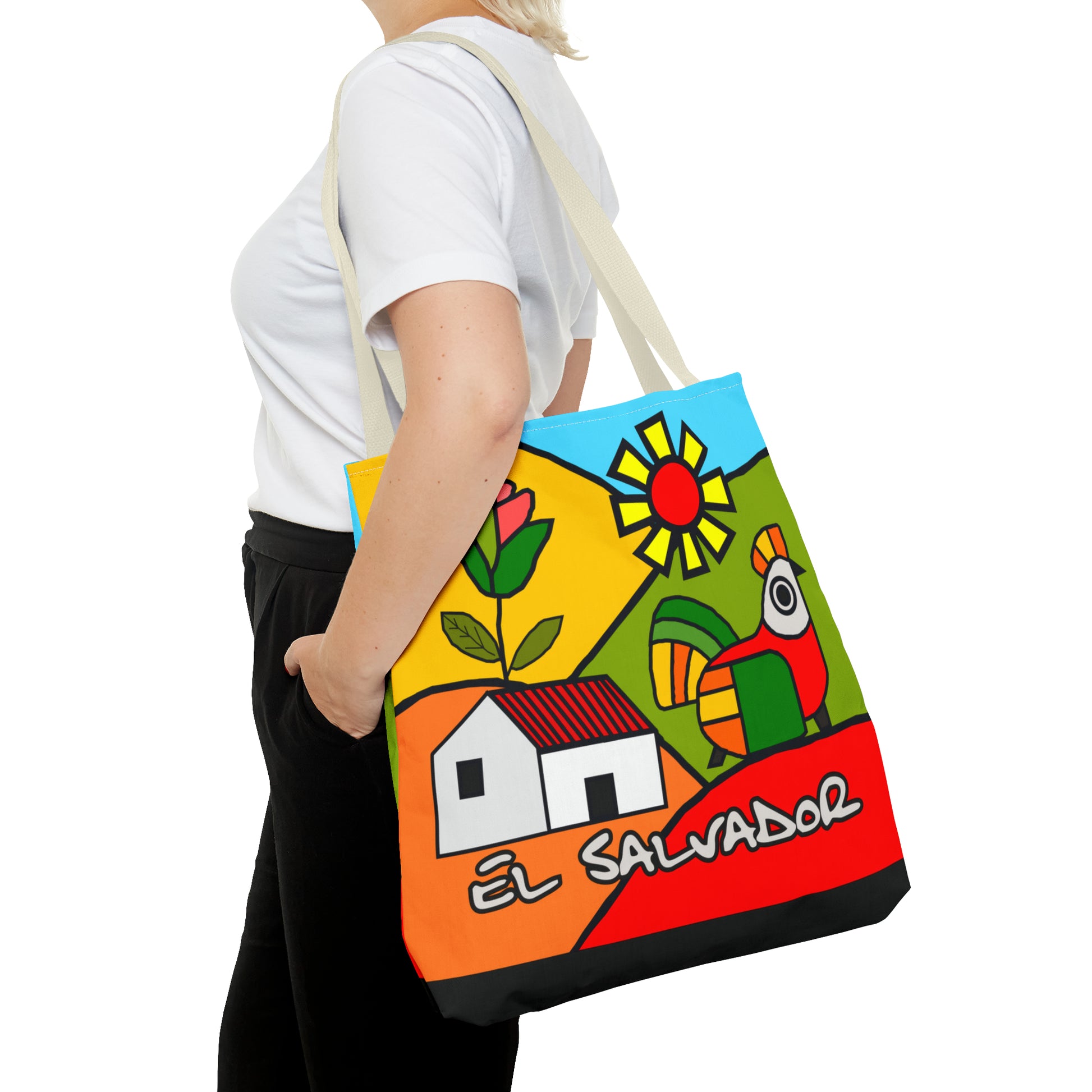 Amanecer El Salvador Tote Bag | El Salvador | Perfect gift for any ocation | high - quality polyester - NY GIftcraft