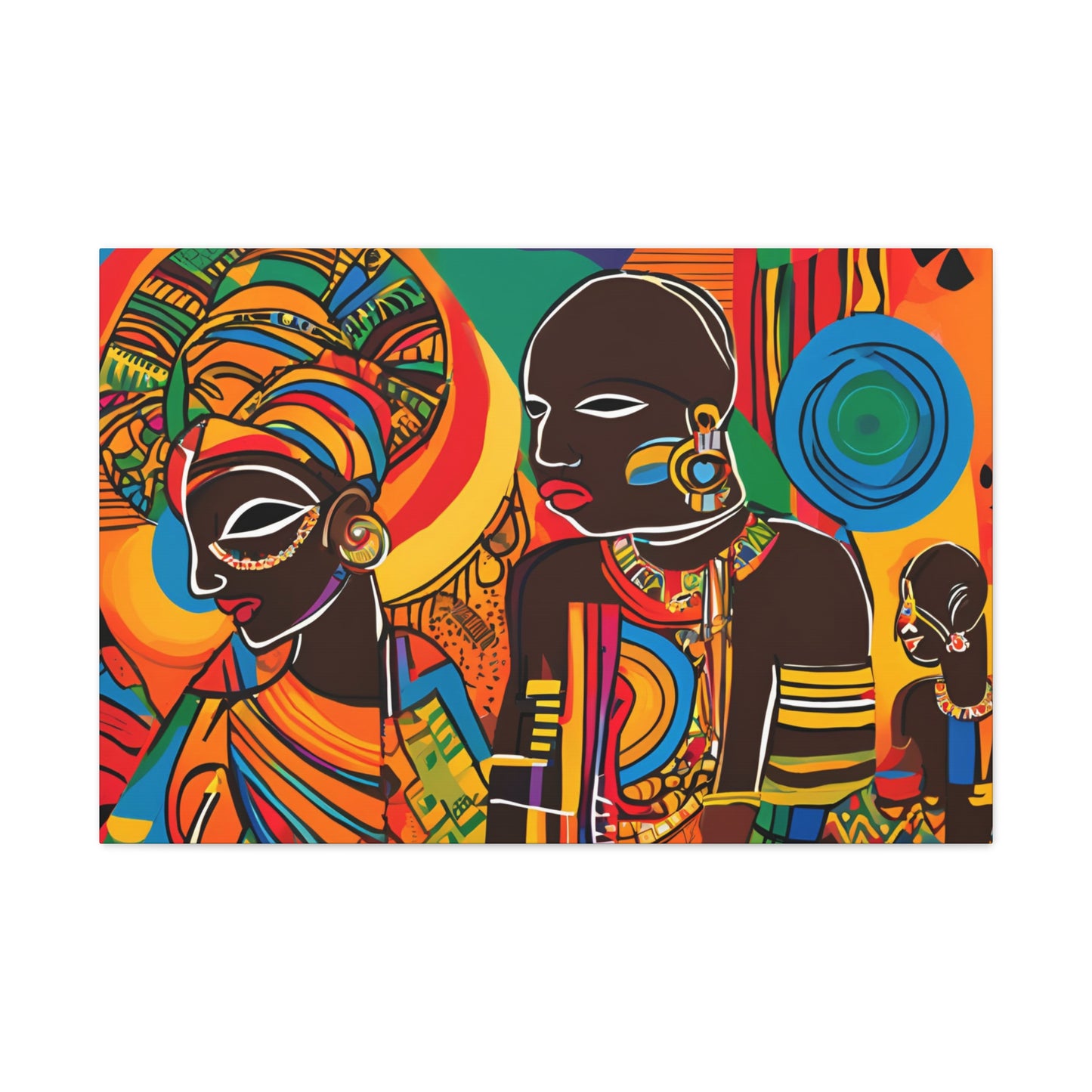 Inspiration African Culture Canvas Art, Wall Decor, African Art Print, Home Decor