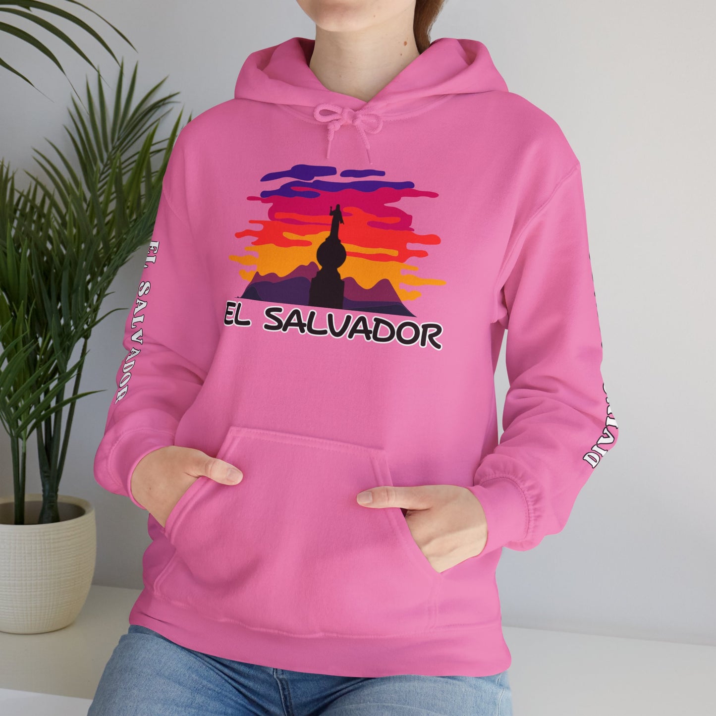 El Salvador Divino Salvador del Mundo Heavy Blend Hoodie