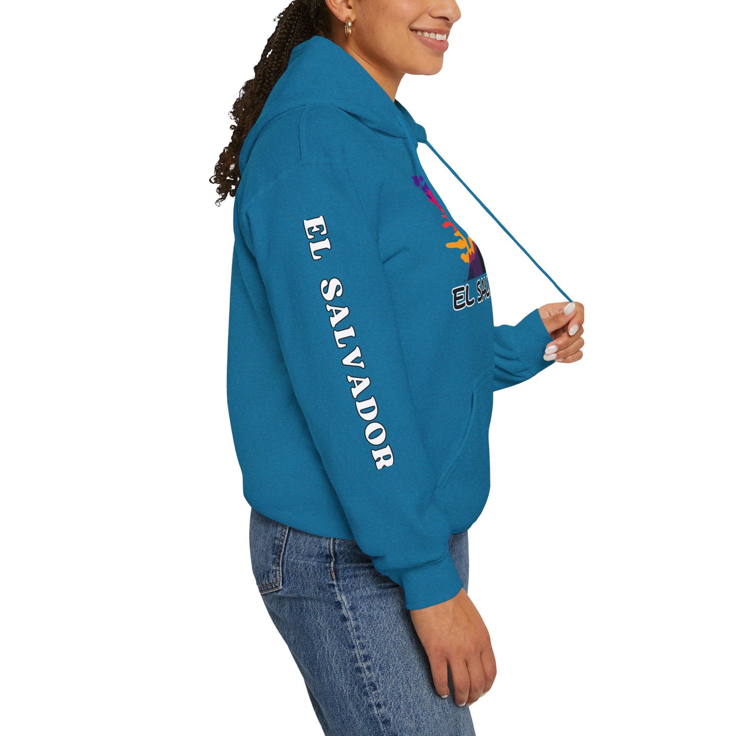 El Salvador Divino Salvador del Mundo Heavy Blend Hoodie