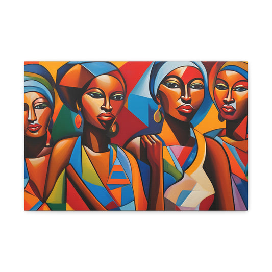 African Culture Canvas Art, Gallery Wraps, Wall Decor, African Art Print, Home Decor