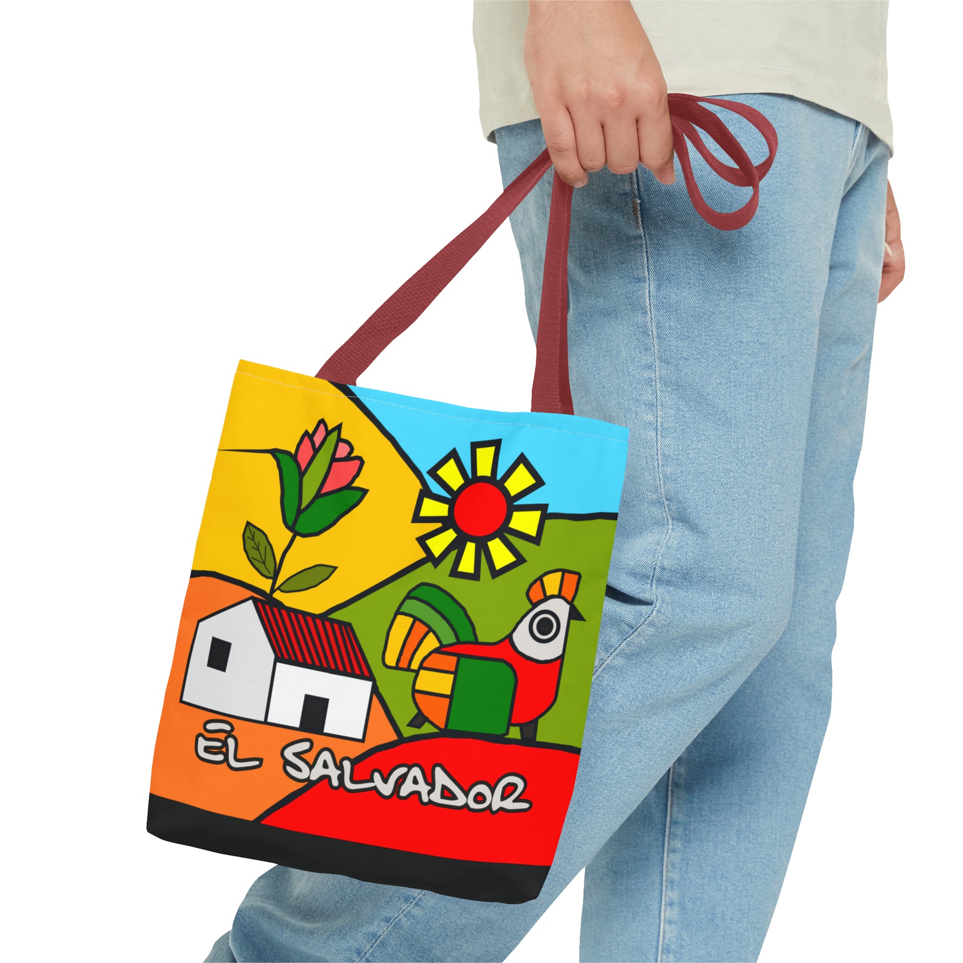 Amanecer El Salvador Tote Bag | El Salvador | Perfect gift for any ocation | high - quality polyester - NY GIftcraft