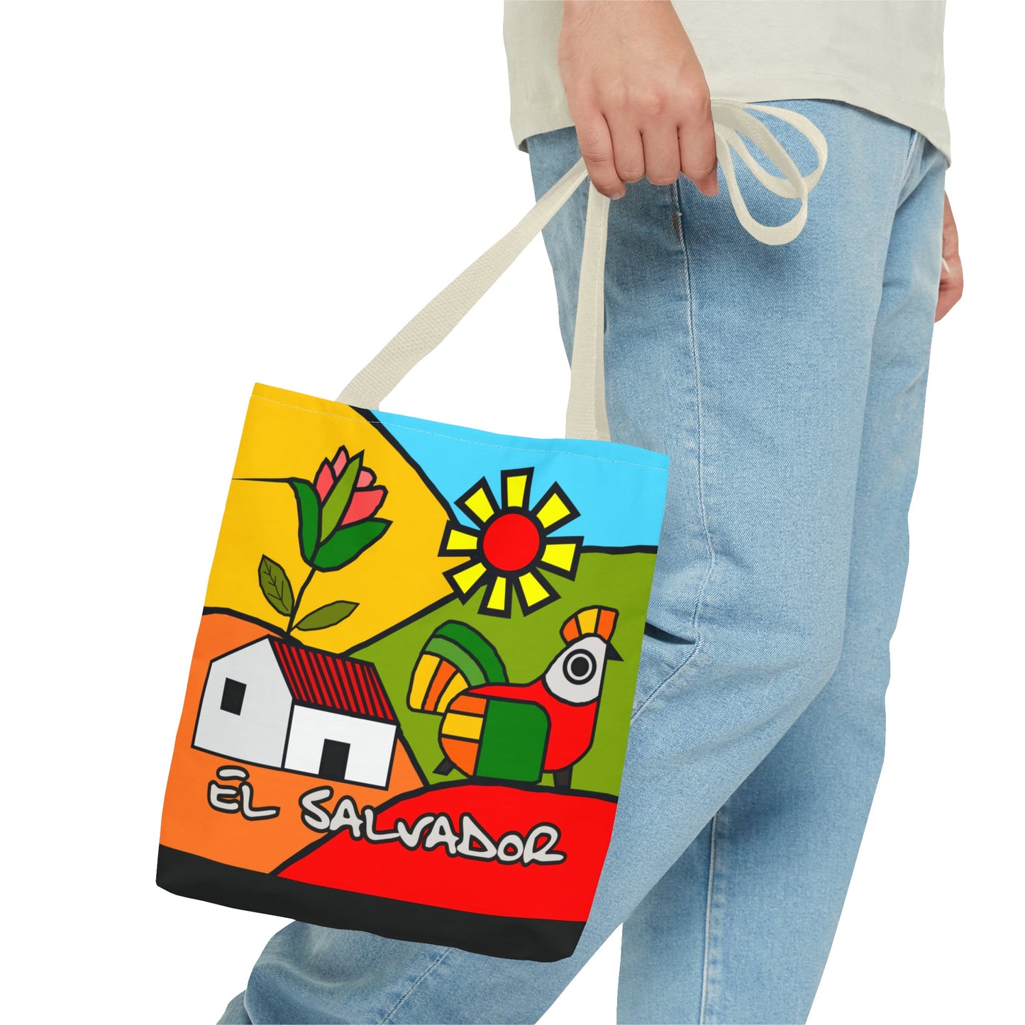 Amanecer El Salvador Tote Bag | El Salvador | Perfect gift for any ocation | high - quality polyester - NY GIftcraft