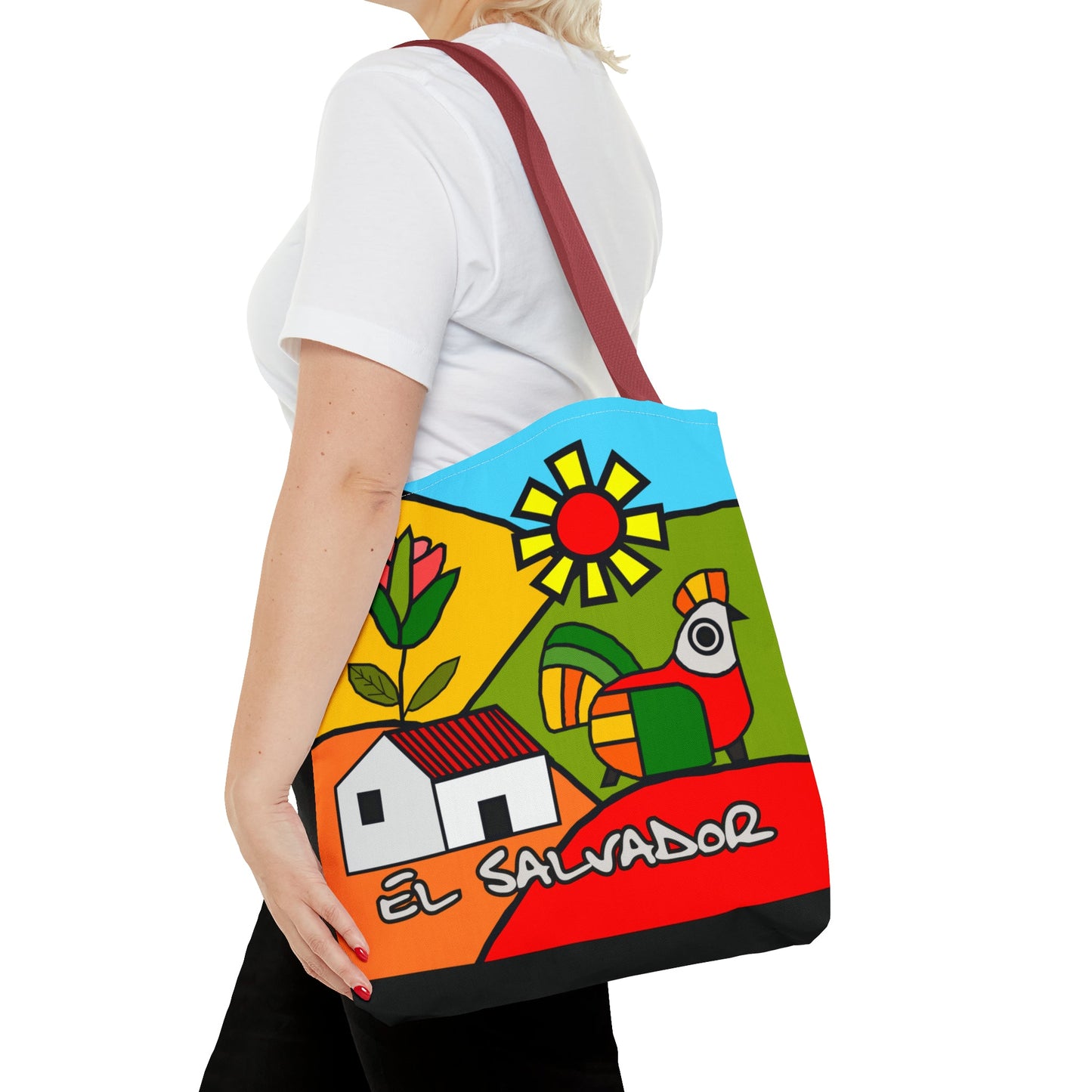 Amanecer El Salvador Tote Bag | El Salvador | Perfect gift for any ocation | high - quality polyester - NY GIftcraft