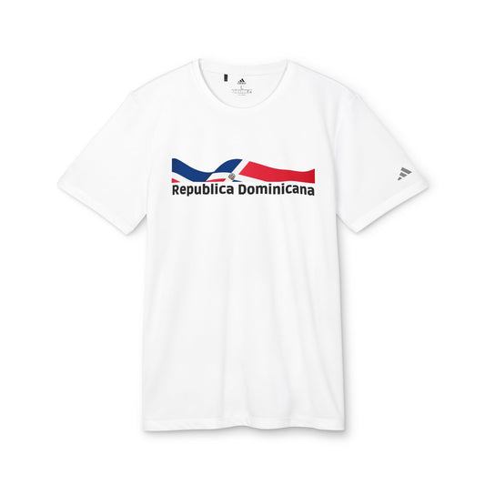 Bandera de Republica Dominicana, adidas Unisex Sport T-shirt - NY GIftcraft