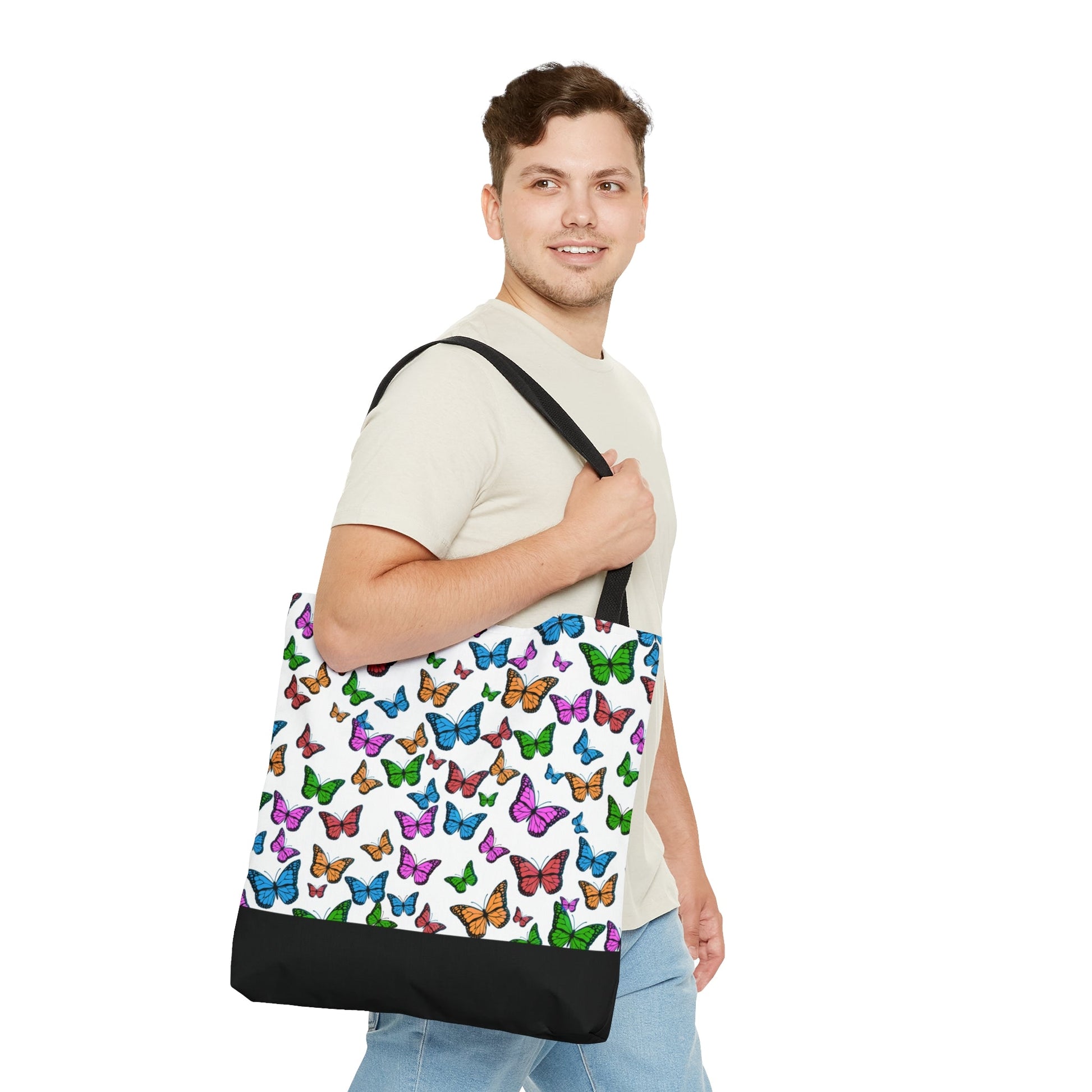 Butterfly Colors, High quality 100% polyester Tote Bag, its materials are very resistant. - NY GIftcraft