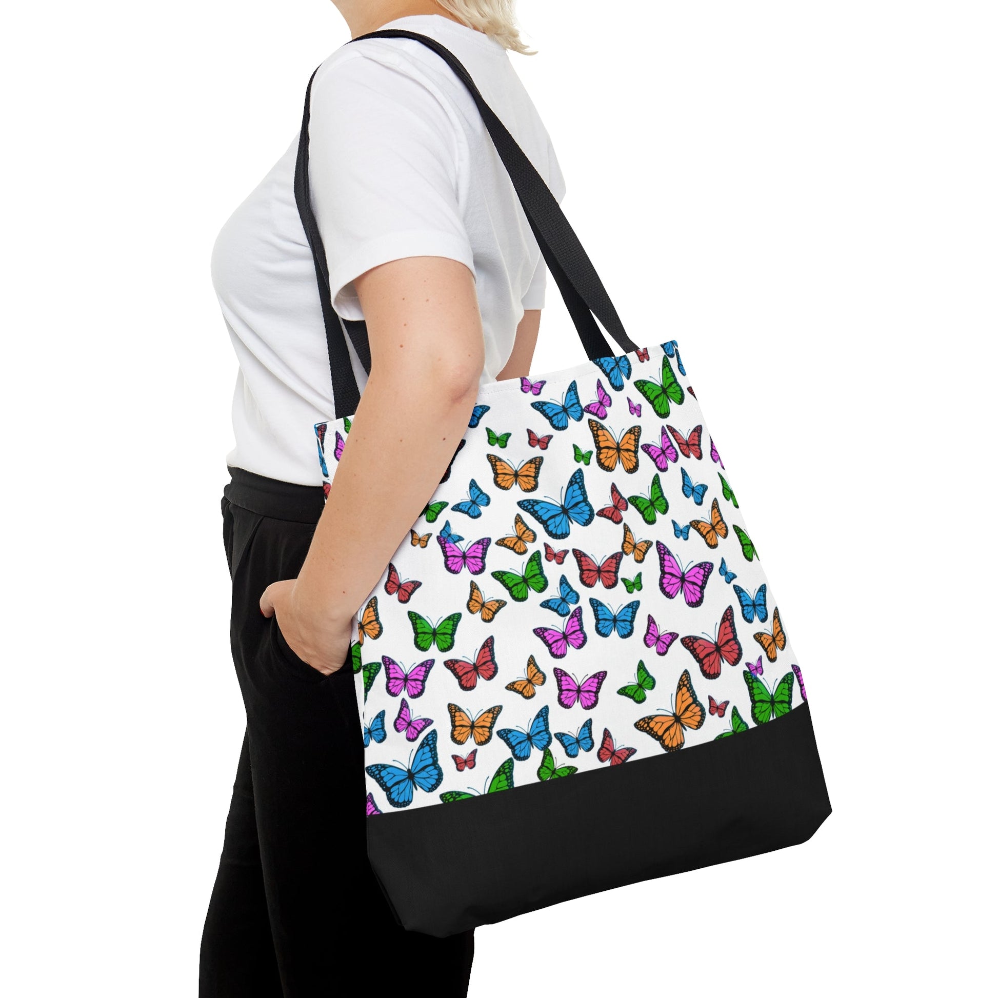 Butterfly Colors, High quality 100% polyester Tote Bag, its materials are very resistant. - NY GIftcraft