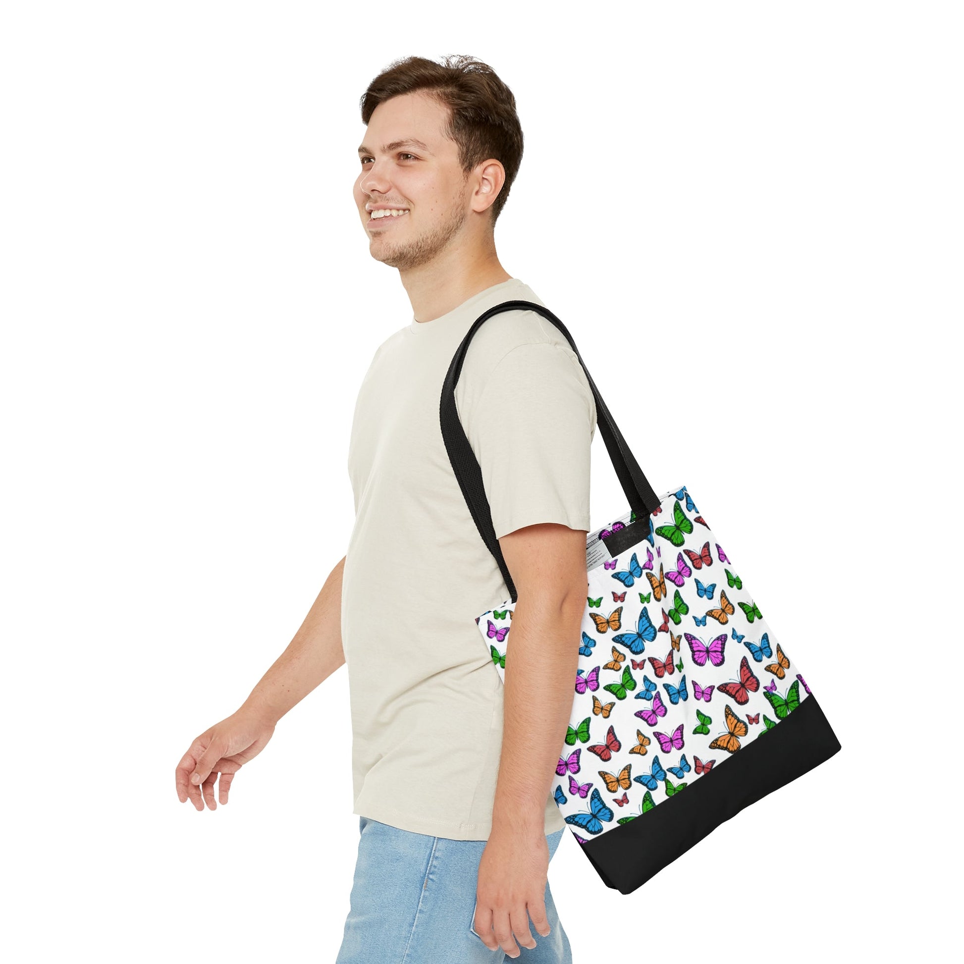 Butterfly Colors, High quality 100% polyester Tote Bag, its materials are very resistant. - NY GIftcraft