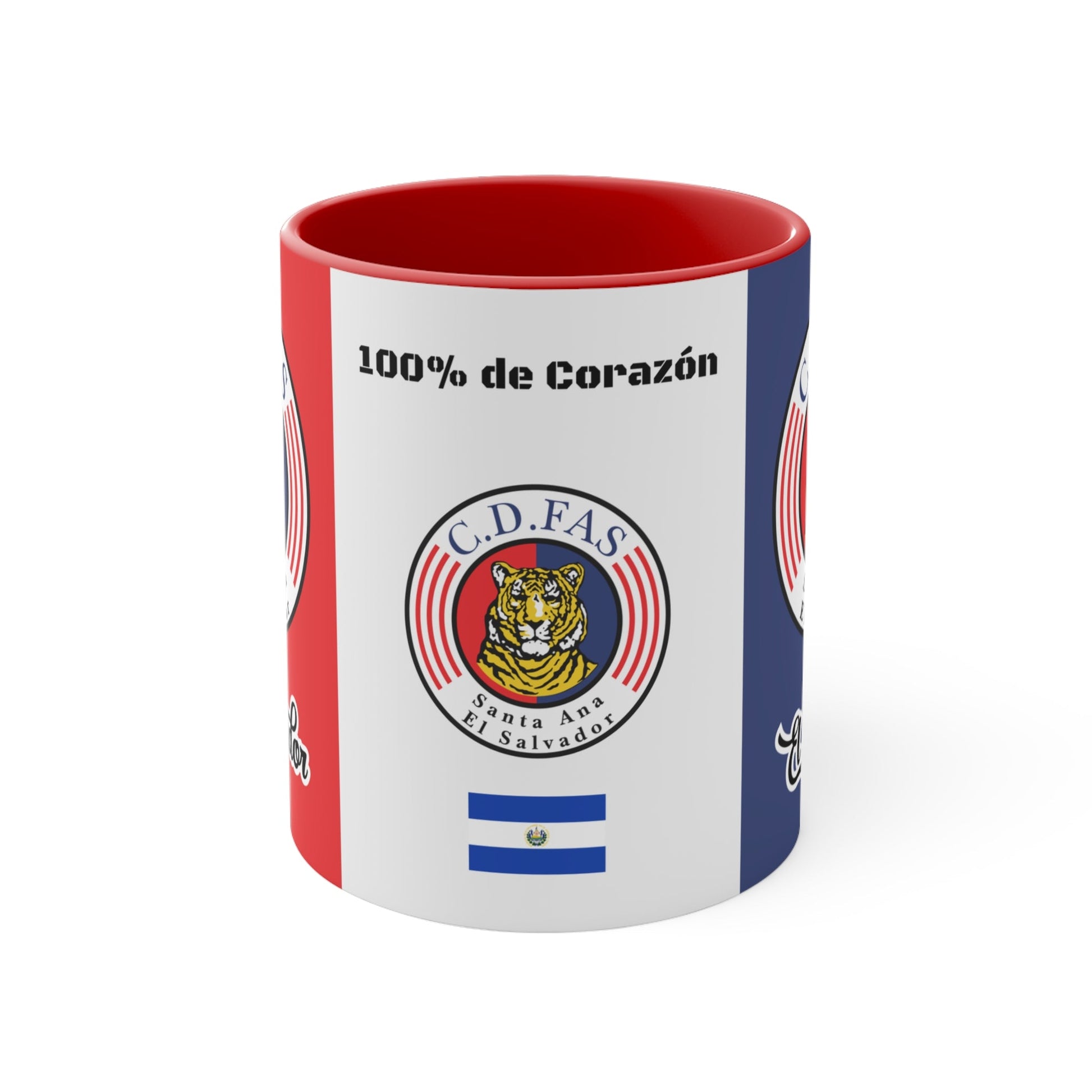 C.D. FAS, El Salvador, Ceramic Mug 11 oz, for hot drinks coffee, chocolate, tea. Microwave and Dishwasher Resistant - NY GIftcraft