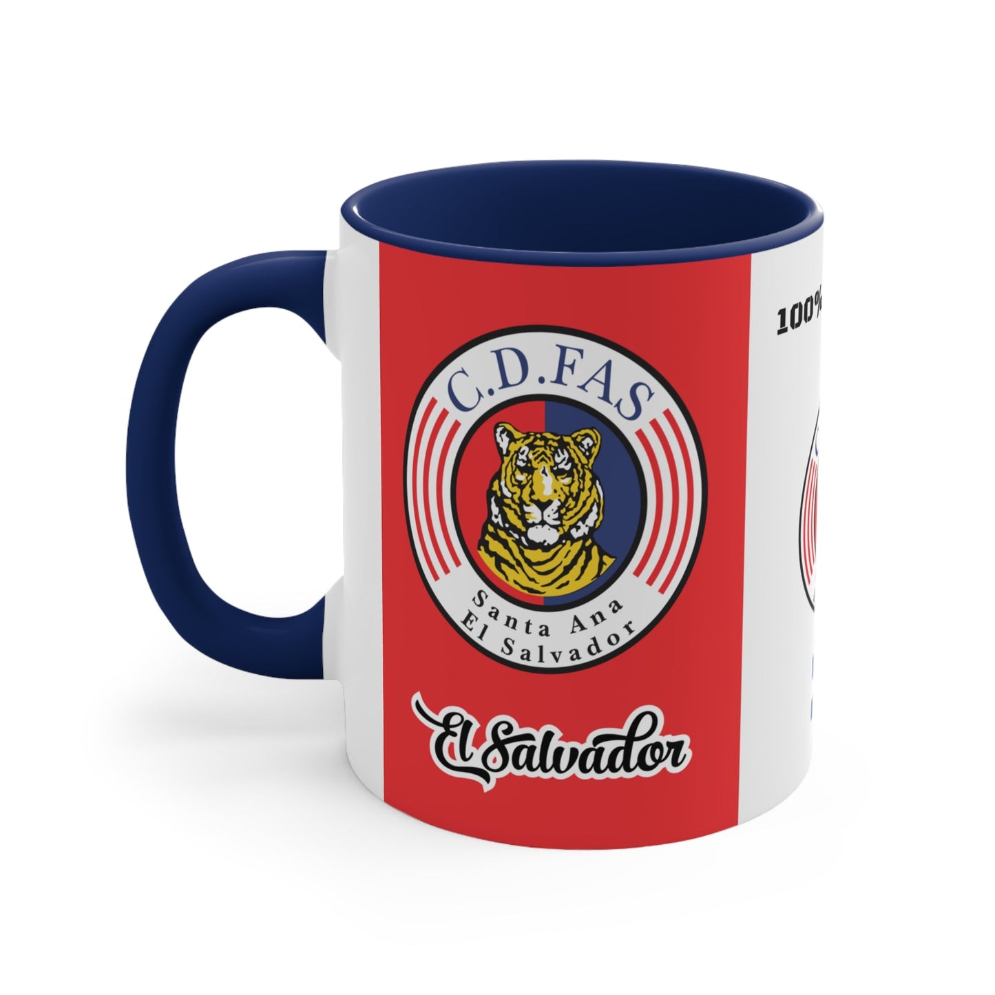 C.D. FAS, El Salvador, Ceramic Mug 11 oz, for hot drinks coffee, chocolate, tea. Microwave and Dishwasher Resistant - NY GIftcraft