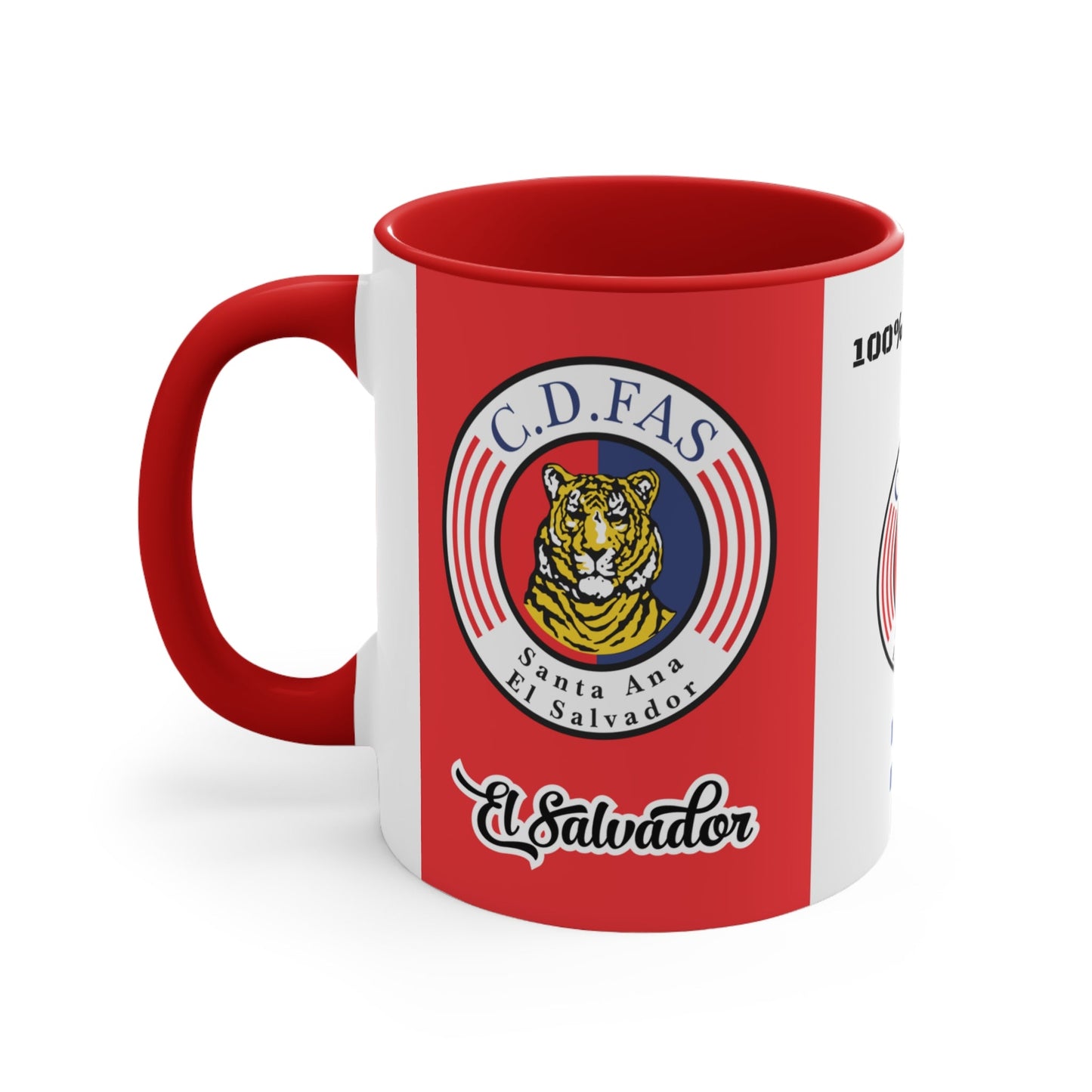 C.D. FAS, El Salvador, Ceramic Mug 11 oz, for hot drinks coffee, chocolate, tea. Microwave and Dishwasher Resistant - NY GIftcraft