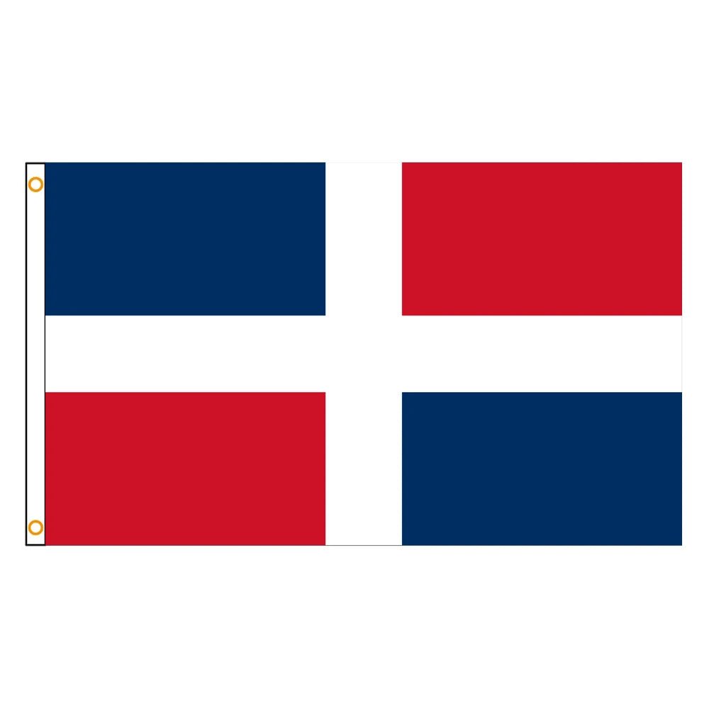 Dominican Republic flag, polyester tapestry for decoration - NY GIftcraft