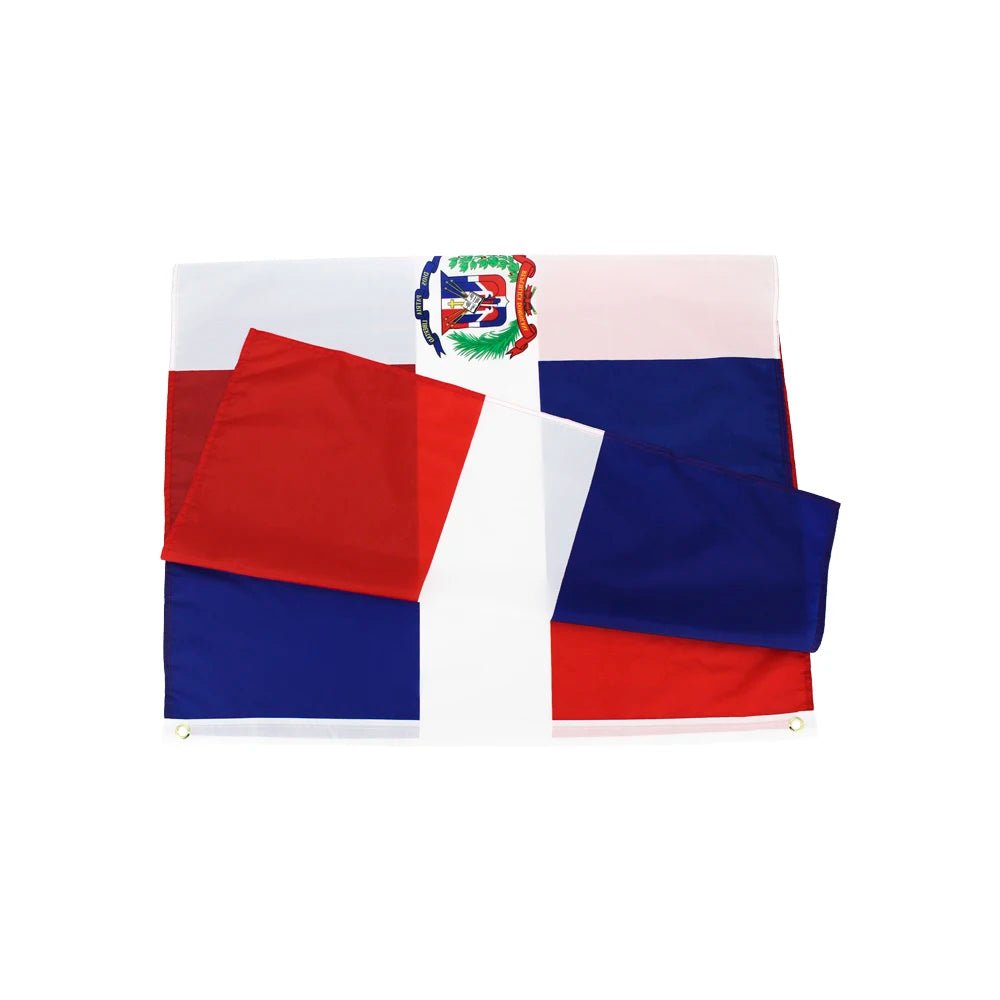 Dominican Republic flag, polyester tapestry for decoration - NY GIftcraft