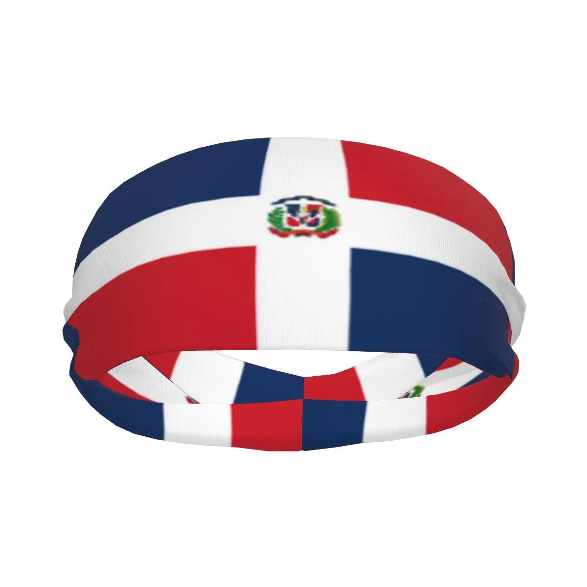 Dominican Republic Flag Yoga Headband: The Ultimate Athletic Accessory for Sweat and Hair Control. Breathe easy with our Sports Sweatband! - NY GIftcraft