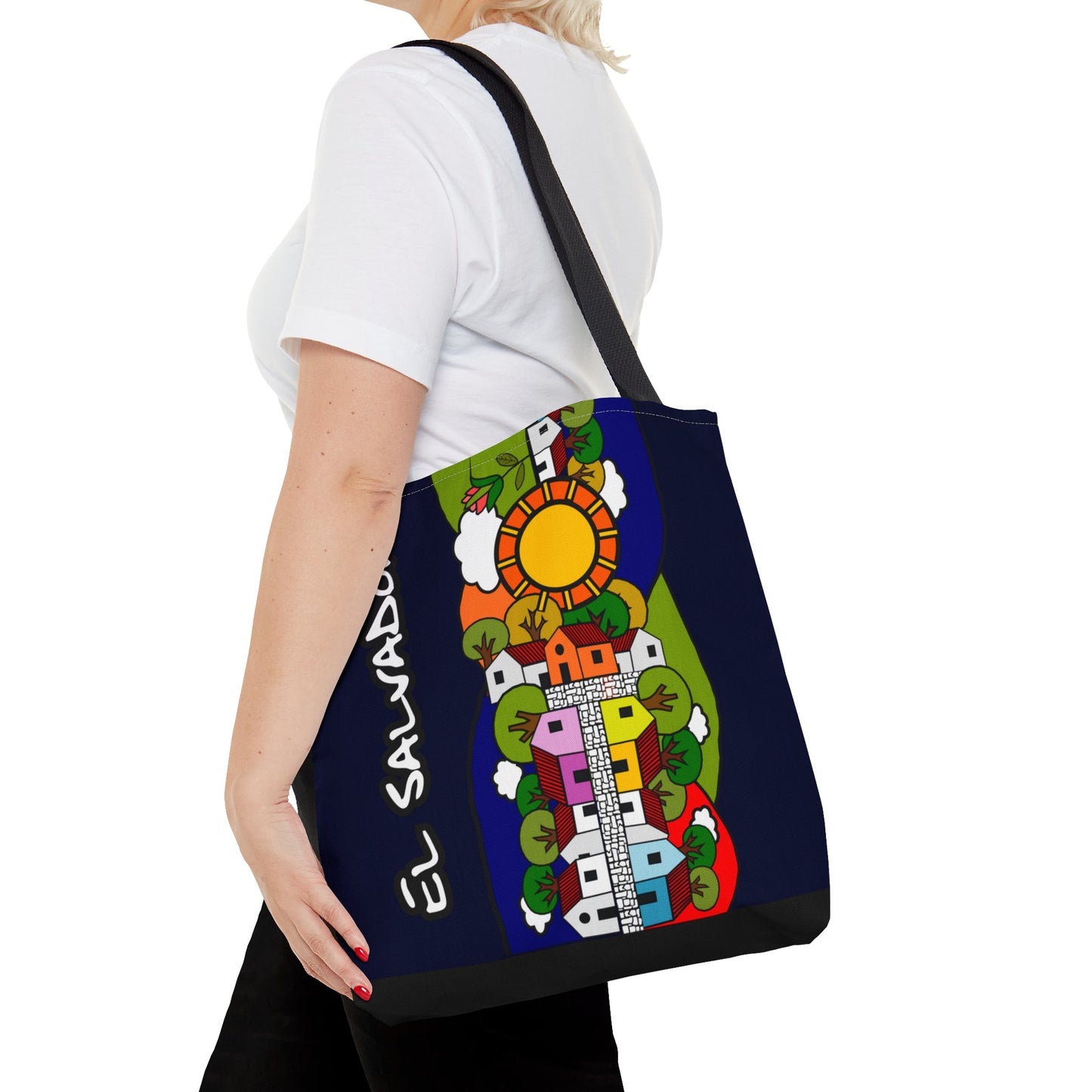 El Pueblo Tote Bag | El Salvador | Perfect gift for any ocation | high - quality polyester - NY GIftcraft