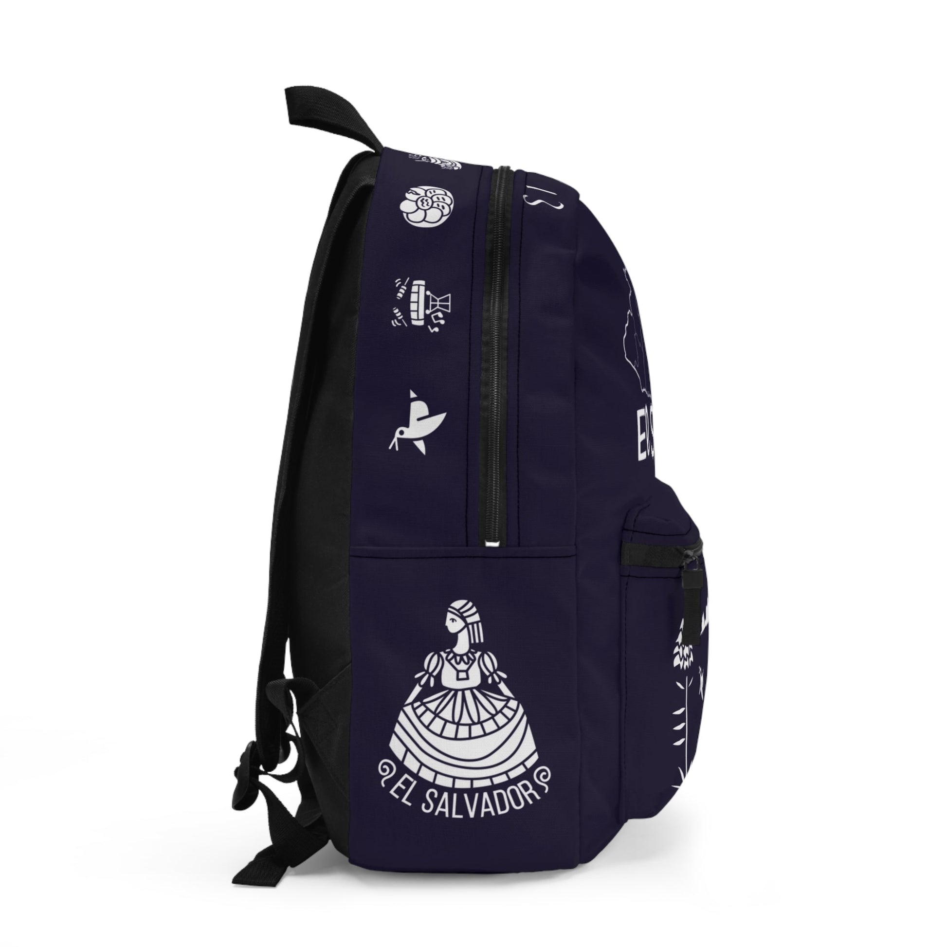 El Salvador Backpack | Customizable Name | One interior Compartment for a Laptop or Tablet - NY GIftcraft