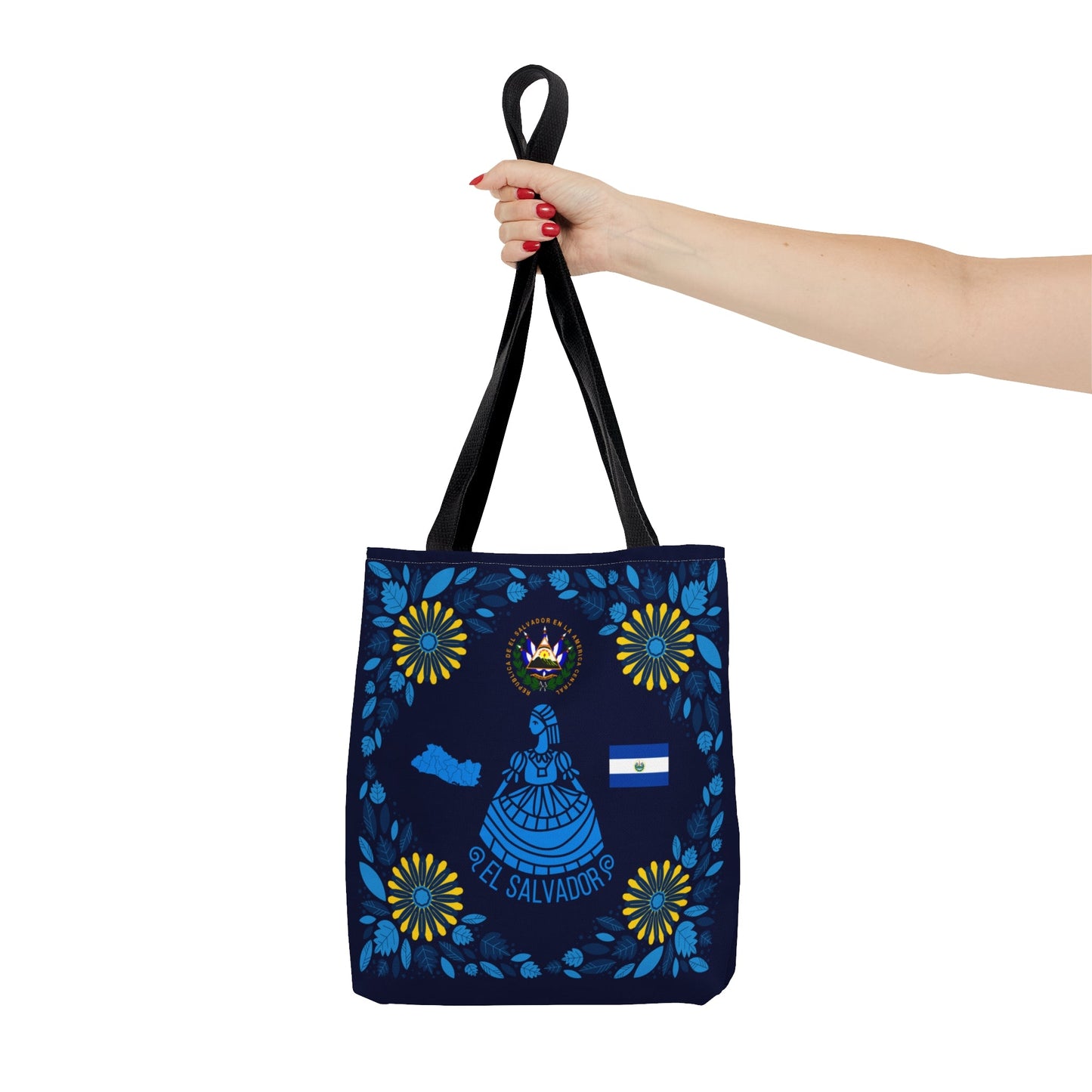 El Salvador Decoration | El Salvador Tote Bag | High Quality Polyester | Gift for Any Occasion - NY GIftcraft