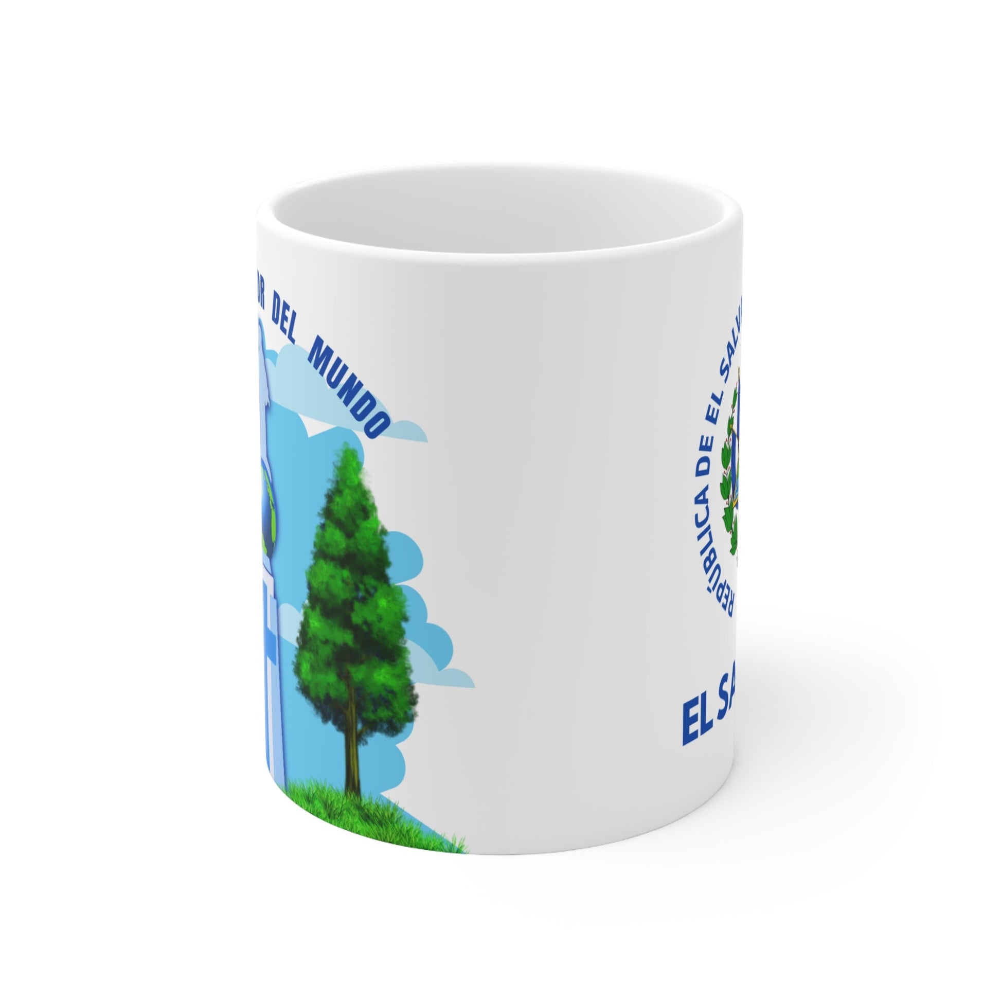 El Salvador Taza / Divino Salvador del Mundo / Taza Blanca 11 OZ / Un perfecto Regalo para Cualquier Ocasion / 11 oz Mug - NY GIftcraft