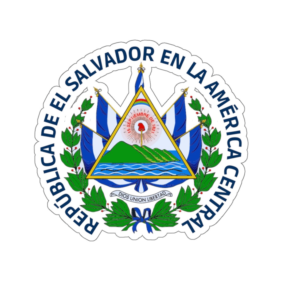 Escudo de El Salvador Stickers - NY GIftcraft