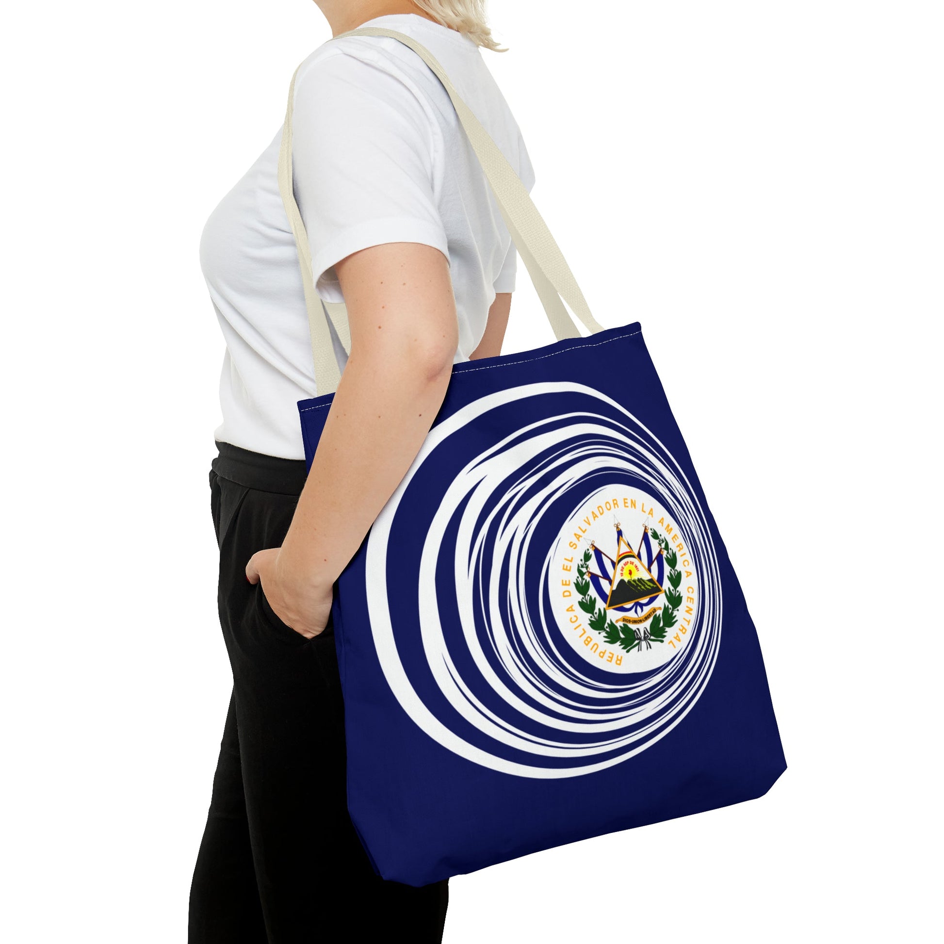 Escudo de El Salvador Tote Bag | High Quality Polyester | Gift for Any Occasion. - NY GIftcraft