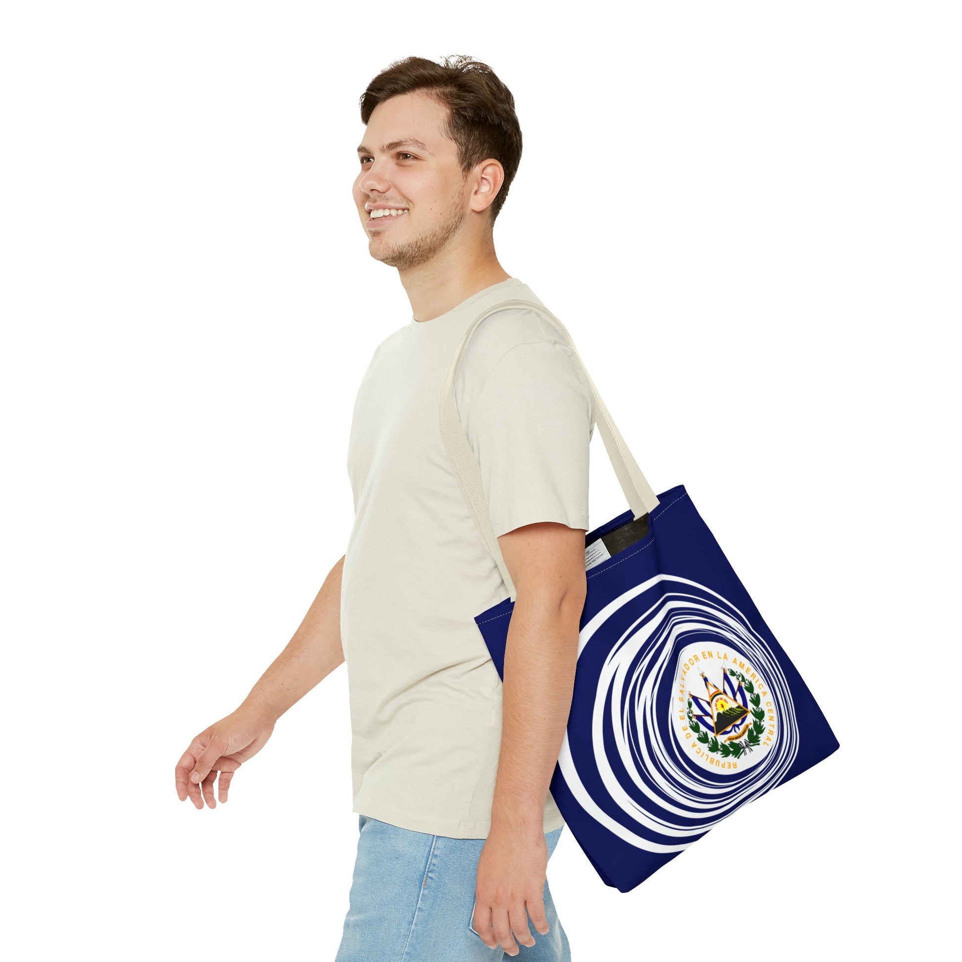 Escudo de El Salvador Tote Bag | High Quality Polyester | Gift for Any Occasion. - NY GIftcraft