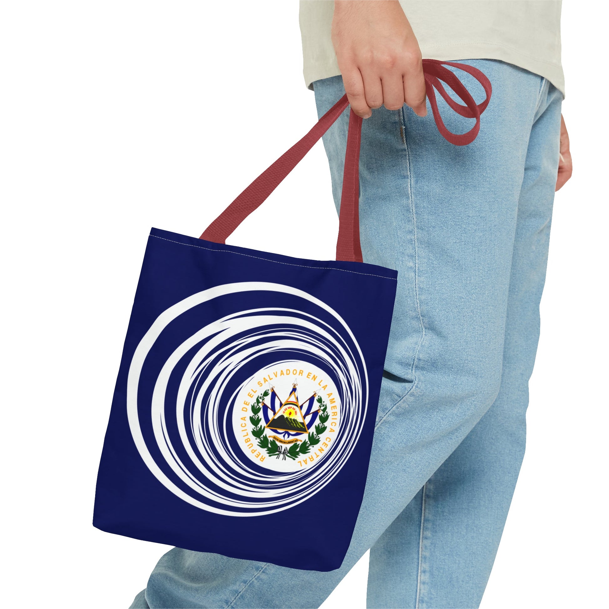 Escudo de El Salvador Tote Bag | High Quality Polyester | Gift for Any Occasion. - NY GIftcraft