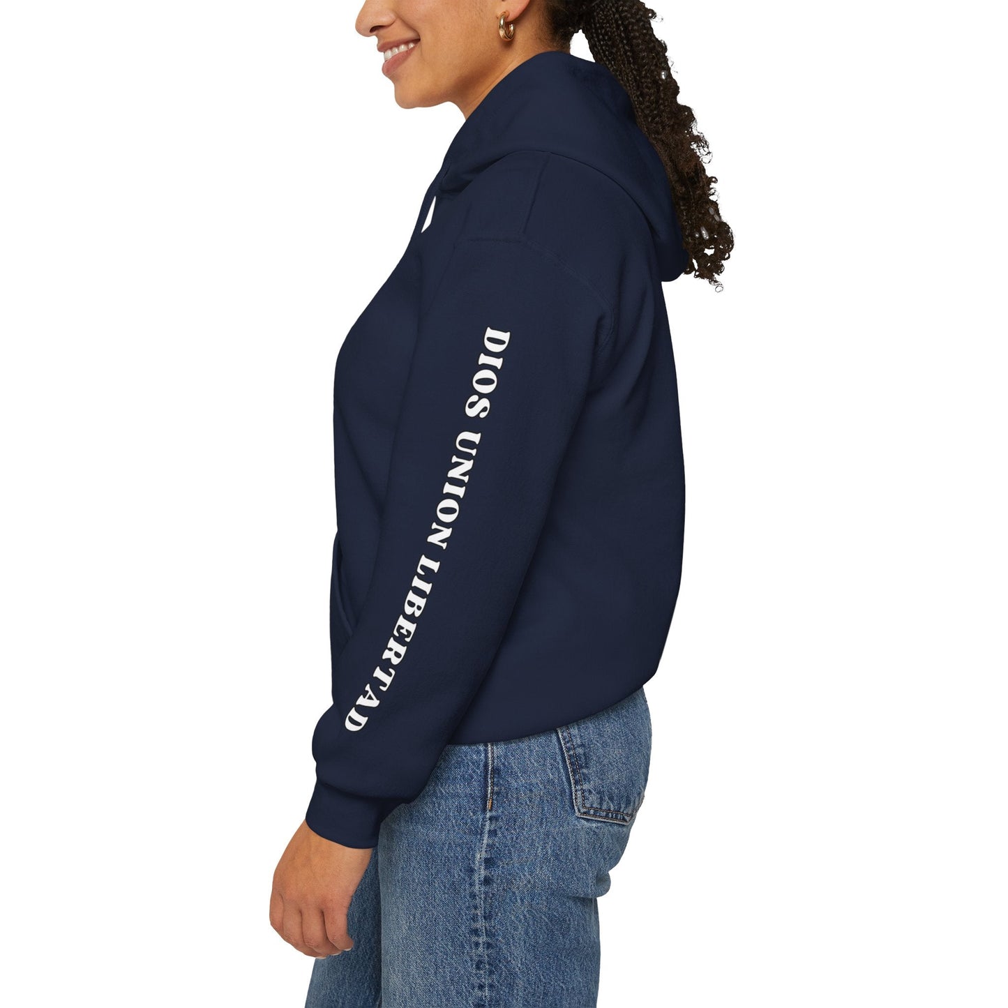 Escudo de El Salvador Unisex Heavy Blend Hoodie | Comfortable, relaxing and warm feeling | Large Kangaroo Pocket | El Salvador Hoodies - NY GIftcraft