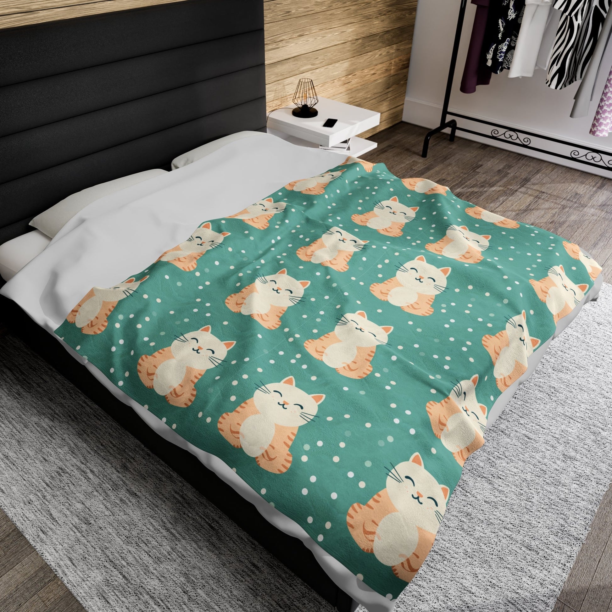 Kittens Velveteen Plush Blanket - NY GIftcraft