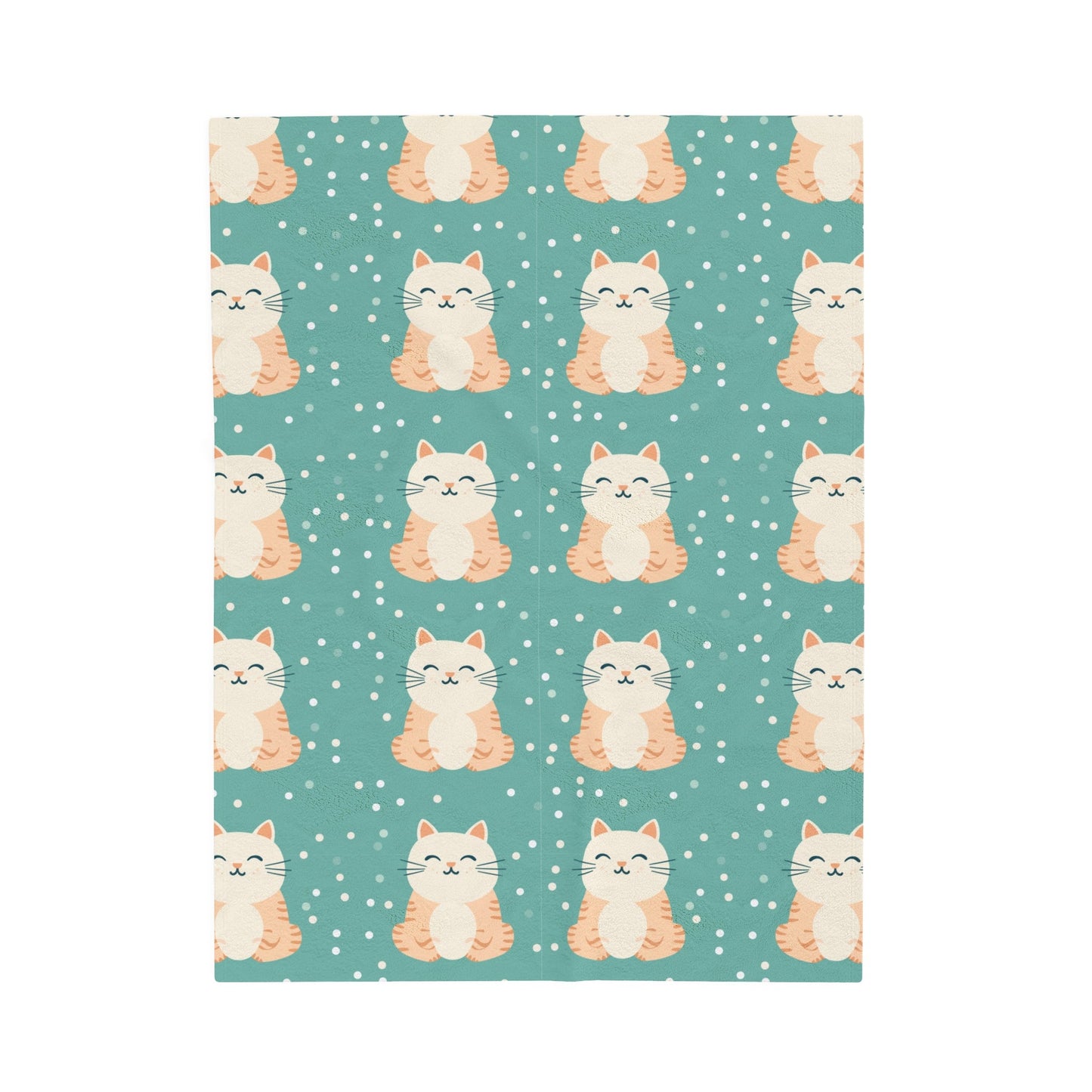 Kittens Velveteen Plush Blanket - NY GIftcraft