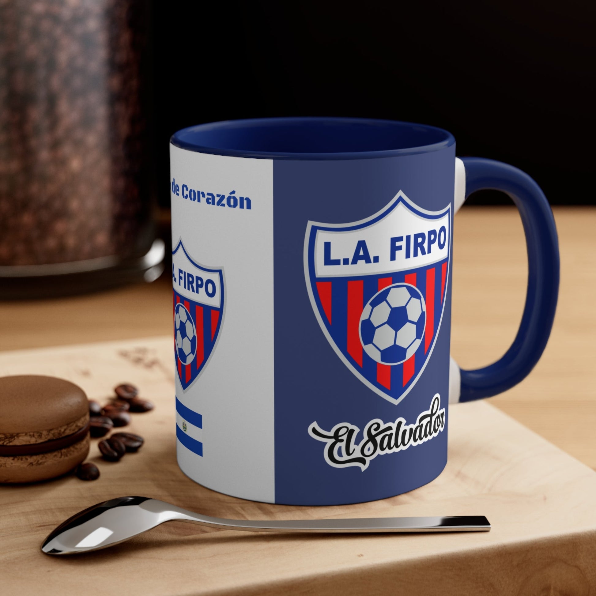 L.A. FIRPO, El Salvador, Ceramic Mug 11 oz, for hot drinks coffee, chocolate, tea. Microwave and Dishwasher Resistant - NY GIftcraft