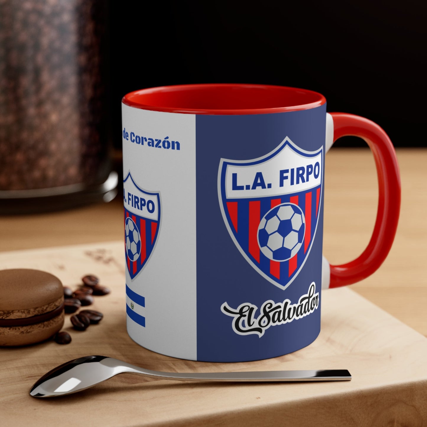 L.A. FIRPO, El Salvador, Ceramic Mug 11 oz, for hot drinks coffee, chocolate, tea. Microwave and Dishwasher Resistant - NY GIftcraft