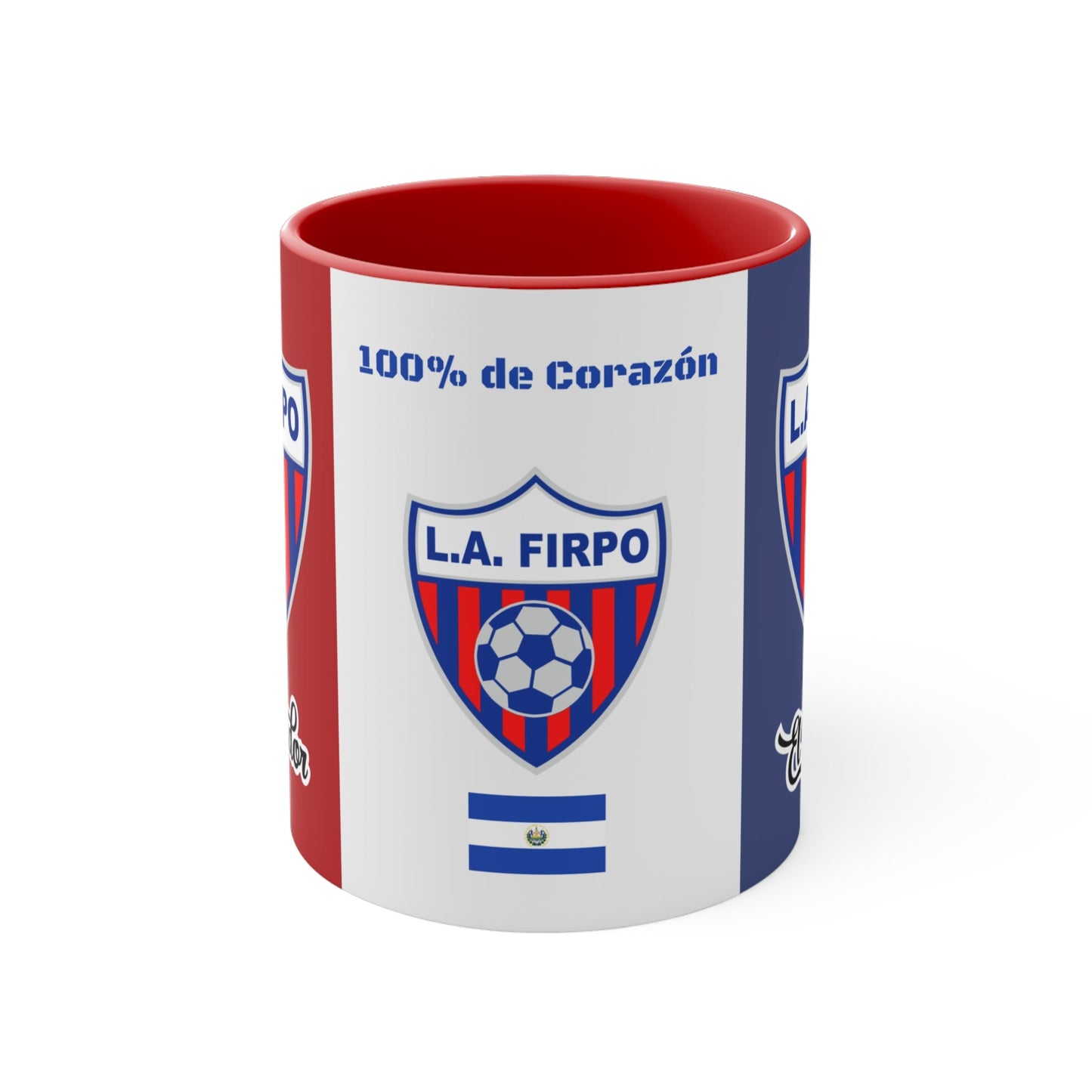 L.A. FIRPO, El Salvador, Ceramic Mug 11 oz, for hot drinks coffee, chocolate, tea. Microwave and Dishwasher Resistant - NY GIftcraft