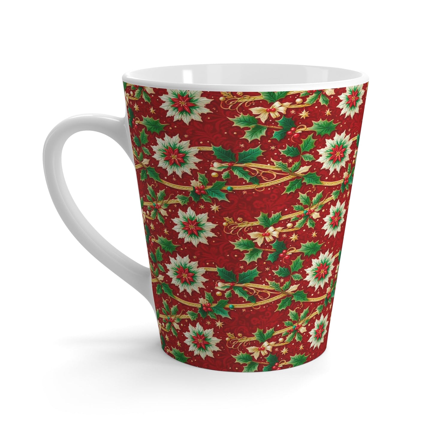 Latte Mug - Coffee Nochebuena Christmas Design - Gift for Coffee Lovers - NY GIftcraft