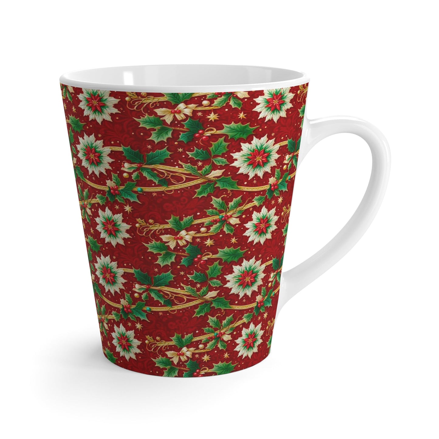 Latte Mug - Coffee Nochebuena Christmas Design - Gift for Coffee Lovers - NY GIftcraft