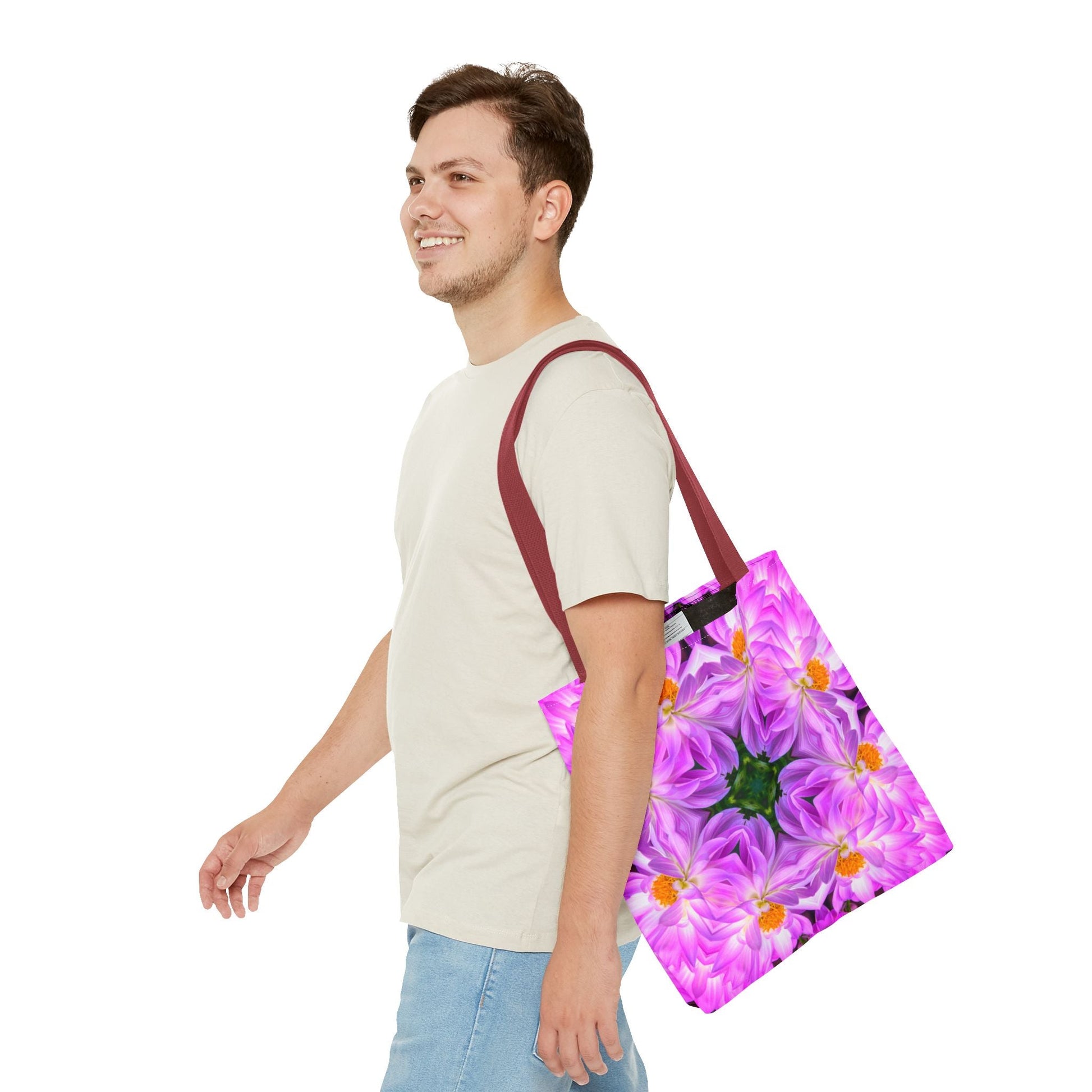 Lilac flowers Tote Bag | Perfect gift for any ocation | high - quality polyester - NY GIftcraft