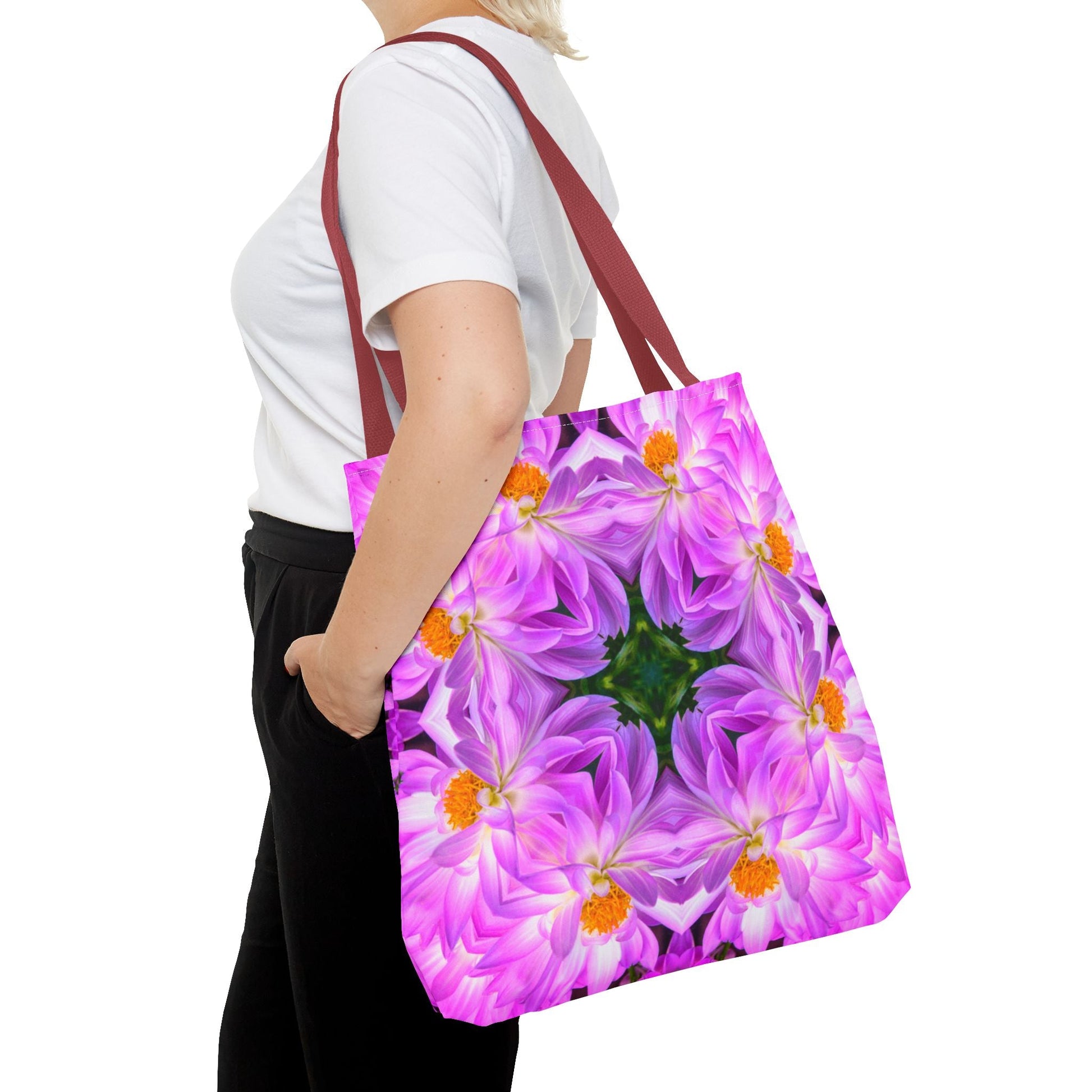 Lilac flowers Tote Bag | Perfect gift for any ocation | high - quality polyester - NY GIftcraft