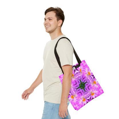 Lilac flowers Tote Bag | Perfect gift for any ocation | high - quality polyester - NY GIftcraft